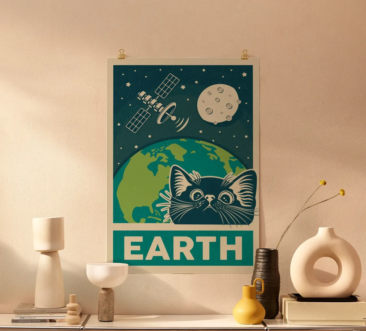 Gatto e terra retrò carta hahnemühle da apple crumble