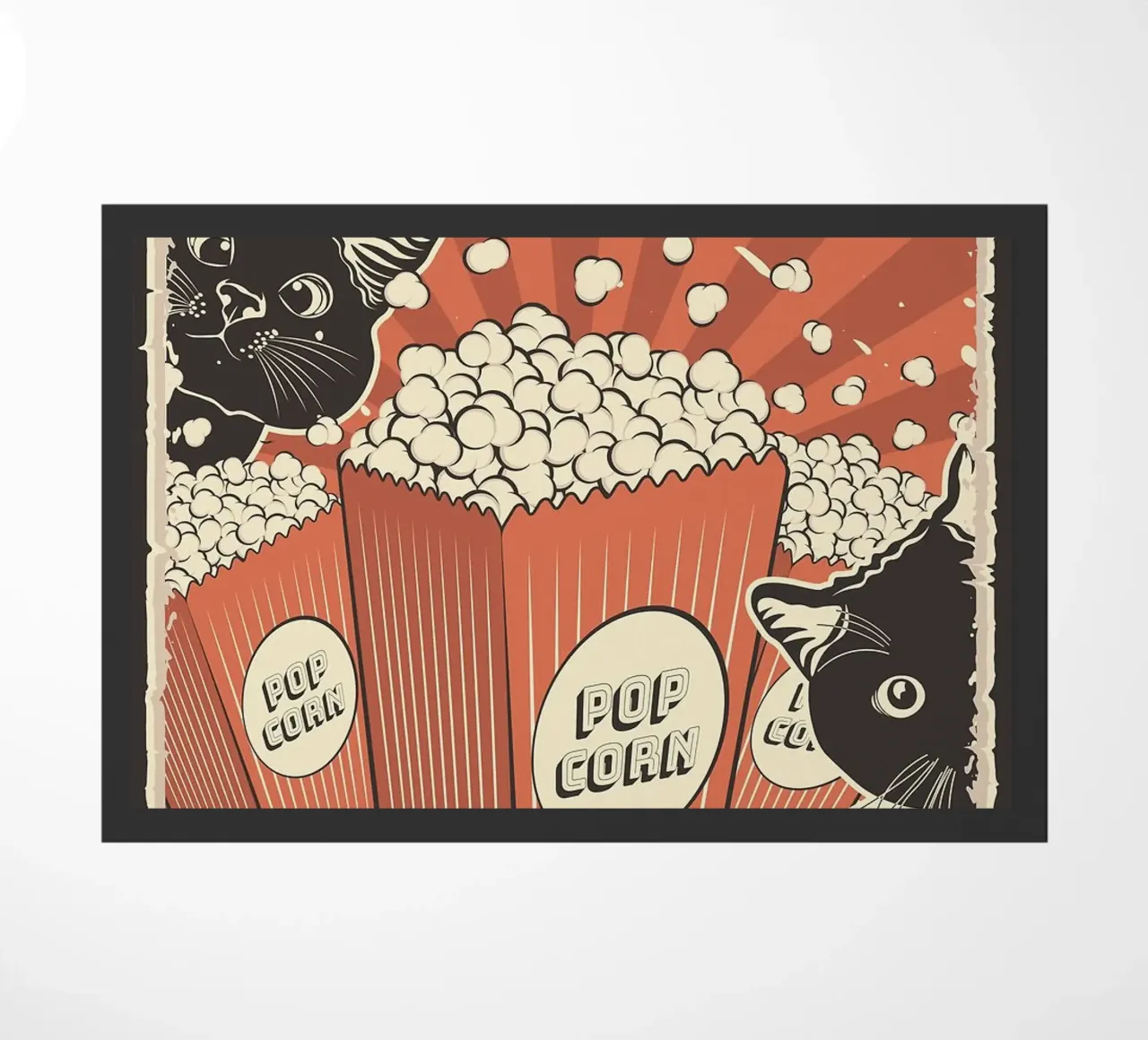 Popcorn per gatti retrò zerbino da apple crumble