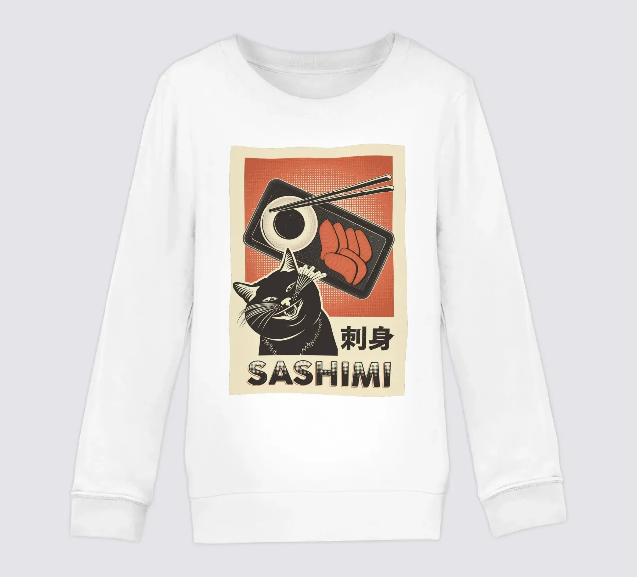 Sashimi Black Cat felpa bambino da apple crumble