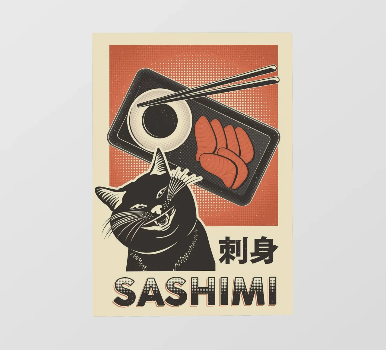 Sashimi Black Cat telo in pvc da apple crumble