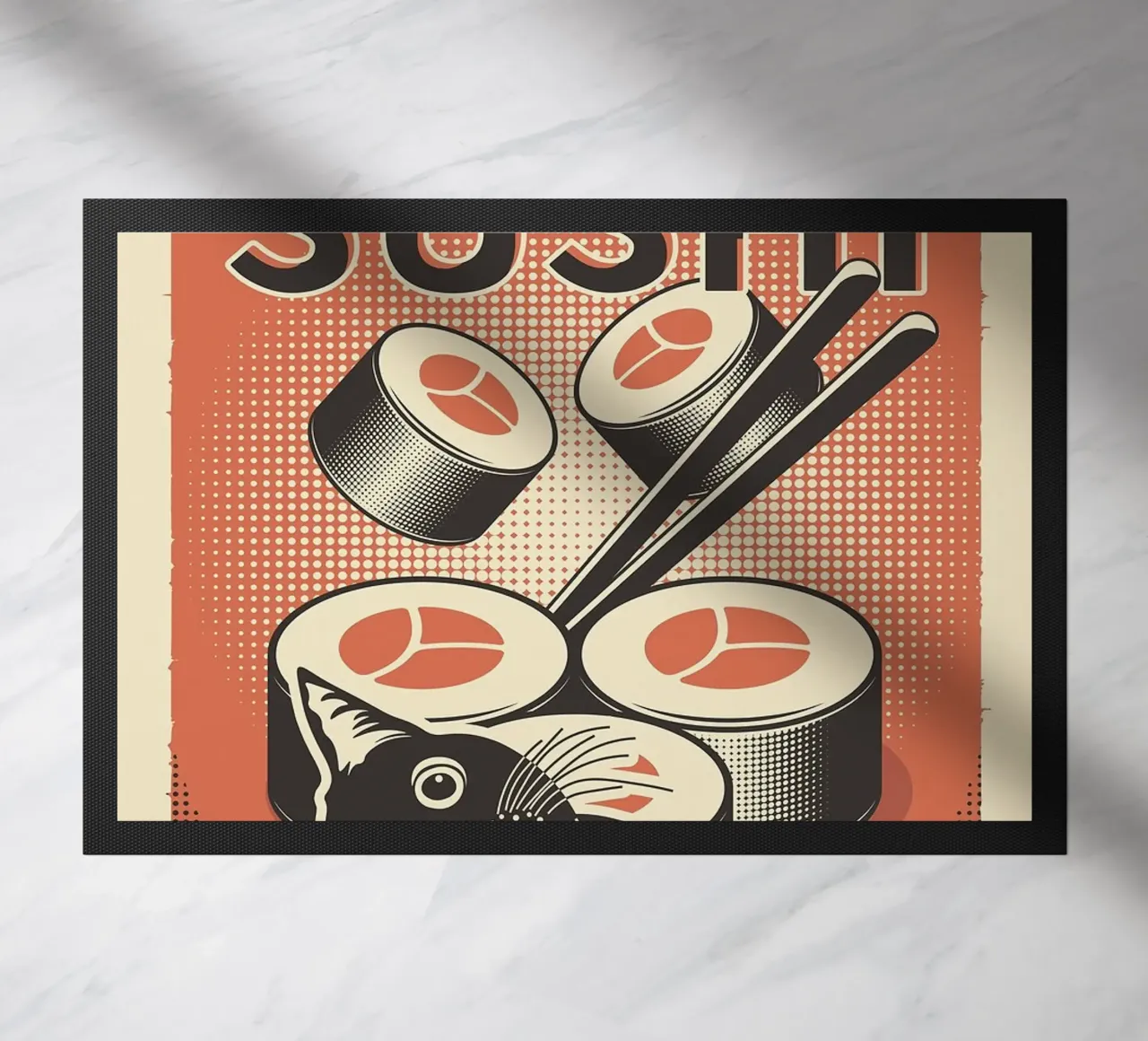 Sushi Cat zerbino da apple crumble