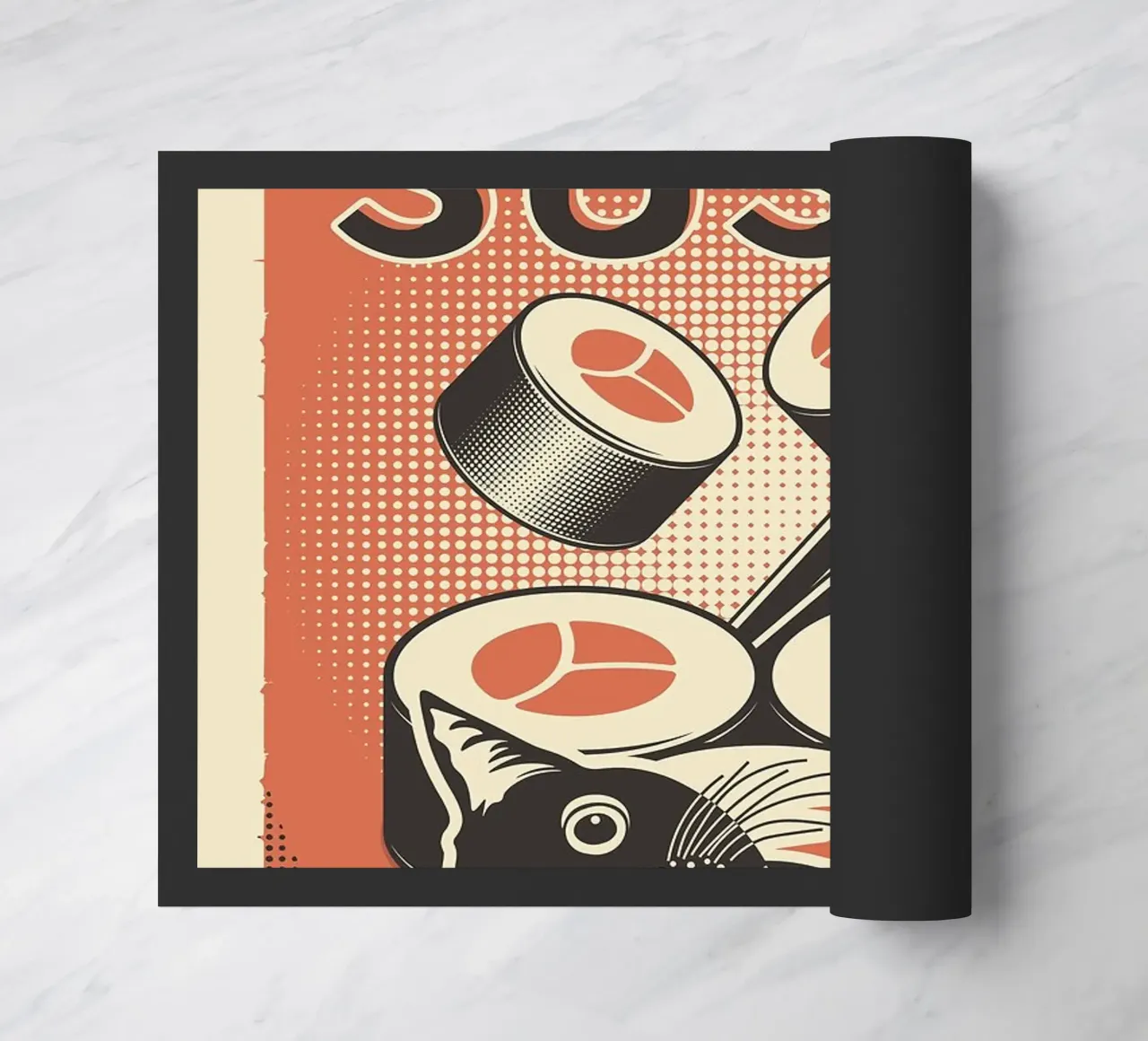 Sushi Cat zerbino da apple crumble