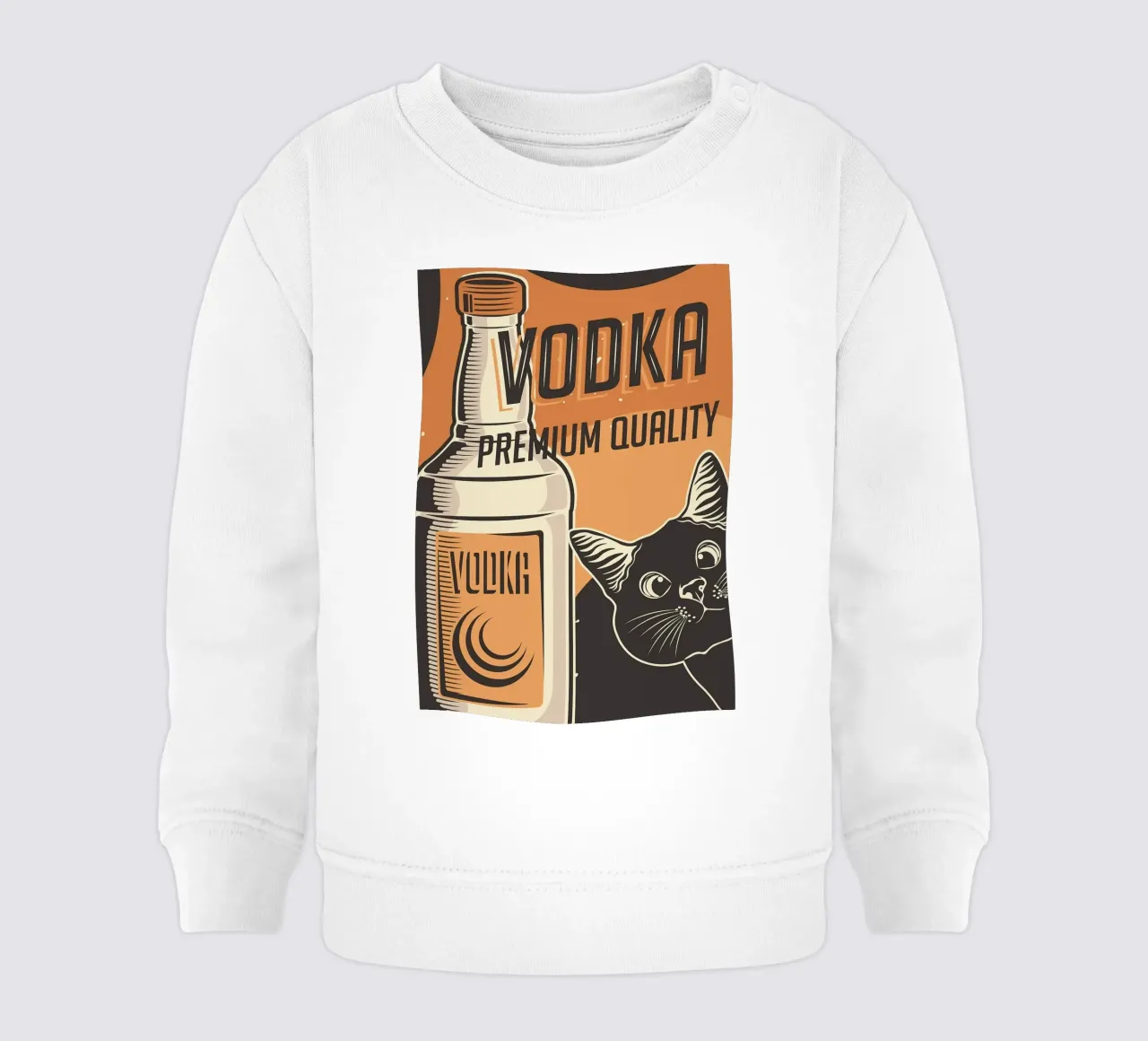 Gatto Vodka felpa neonato da apple crumble
