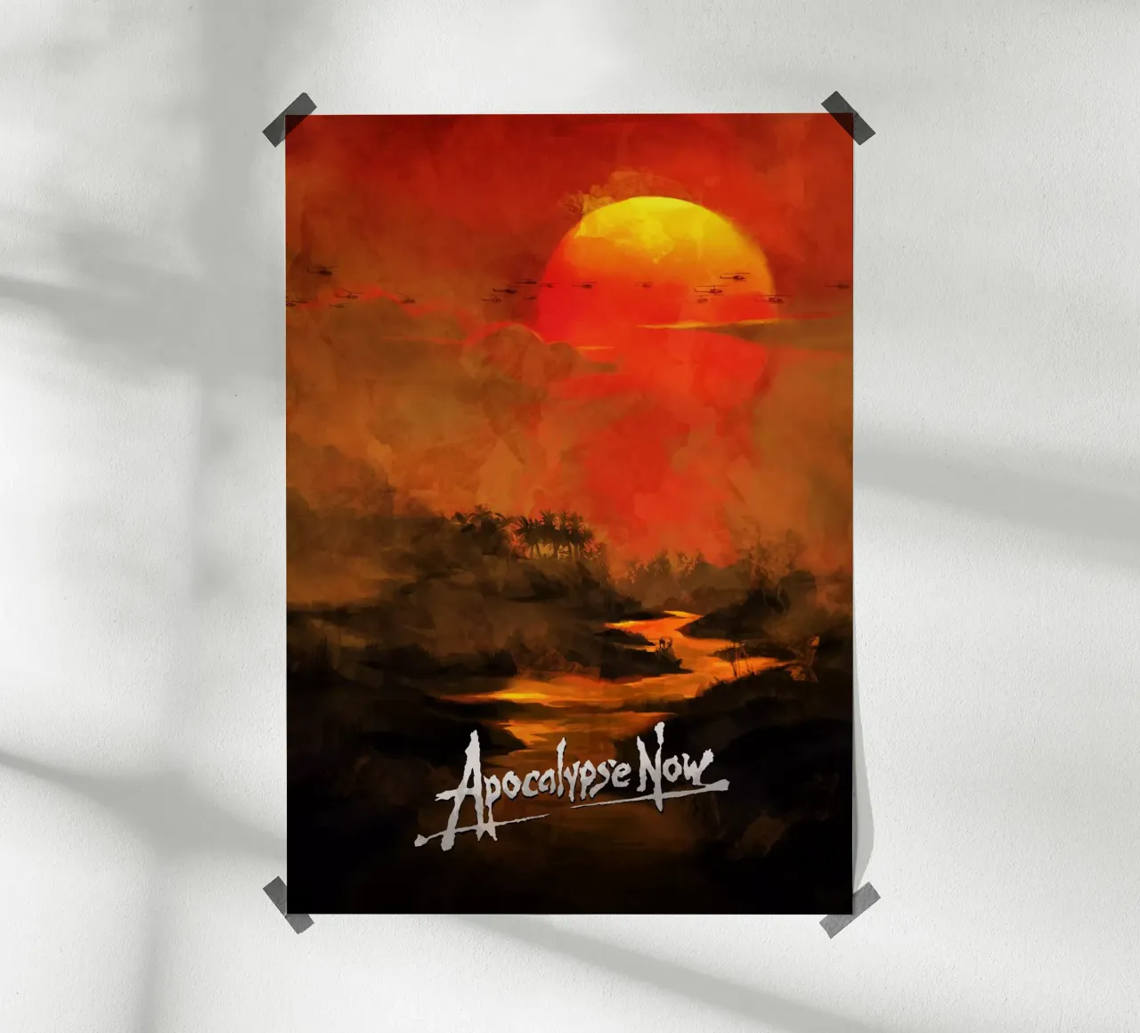 Apocalypse Now poster con telaio in alluminio da nabakumov