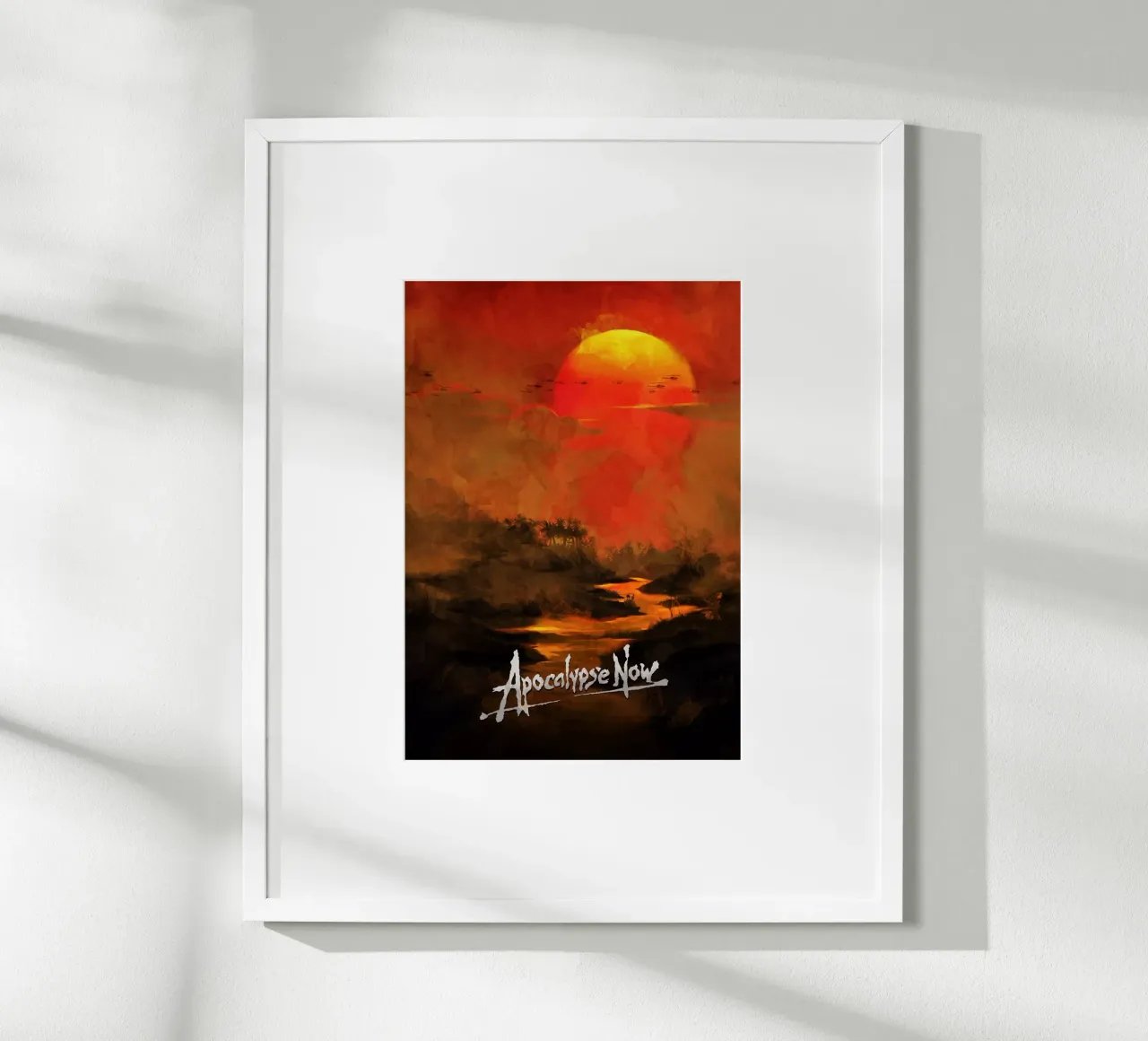Apocalypse Now poster con telaio in alluminio da nabakumov