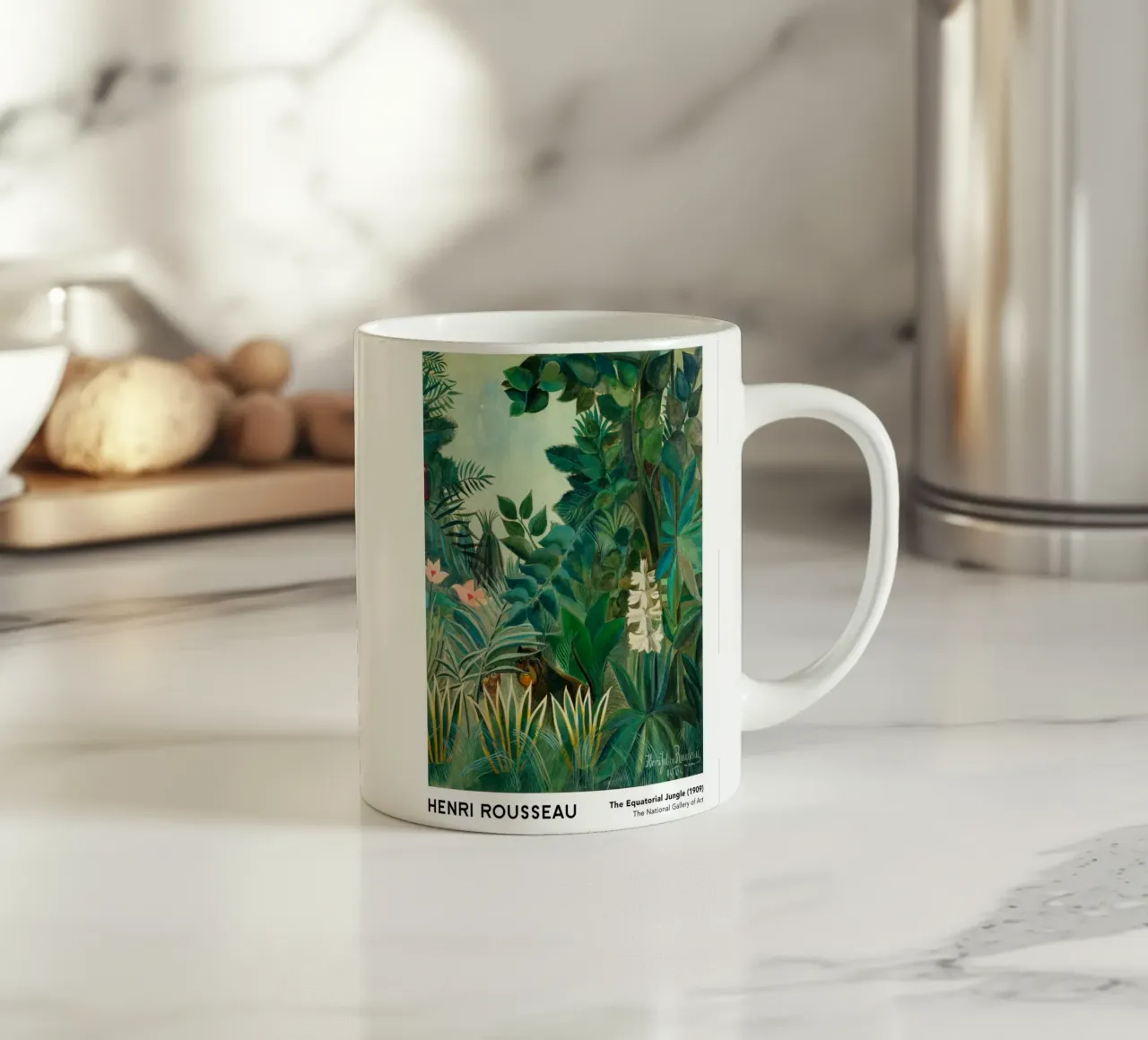 La giungla equatoriale 1909 tazza in ceramica da Anke Gottlieg