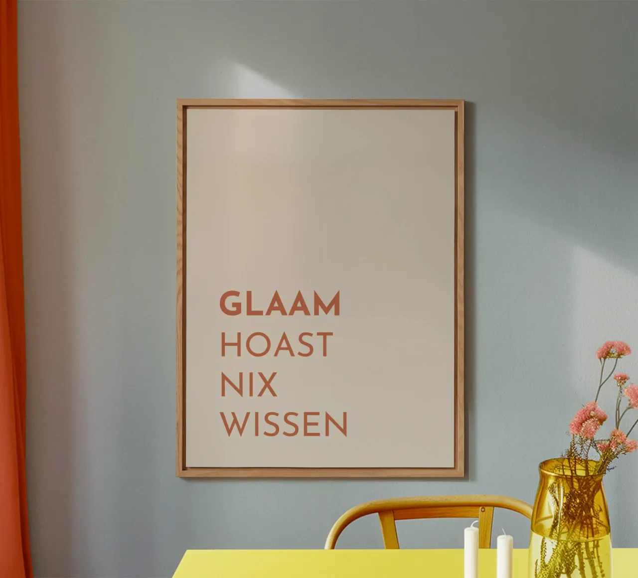 Glaam hoast nix wissen alluminio dibond da Made in Bavaria
