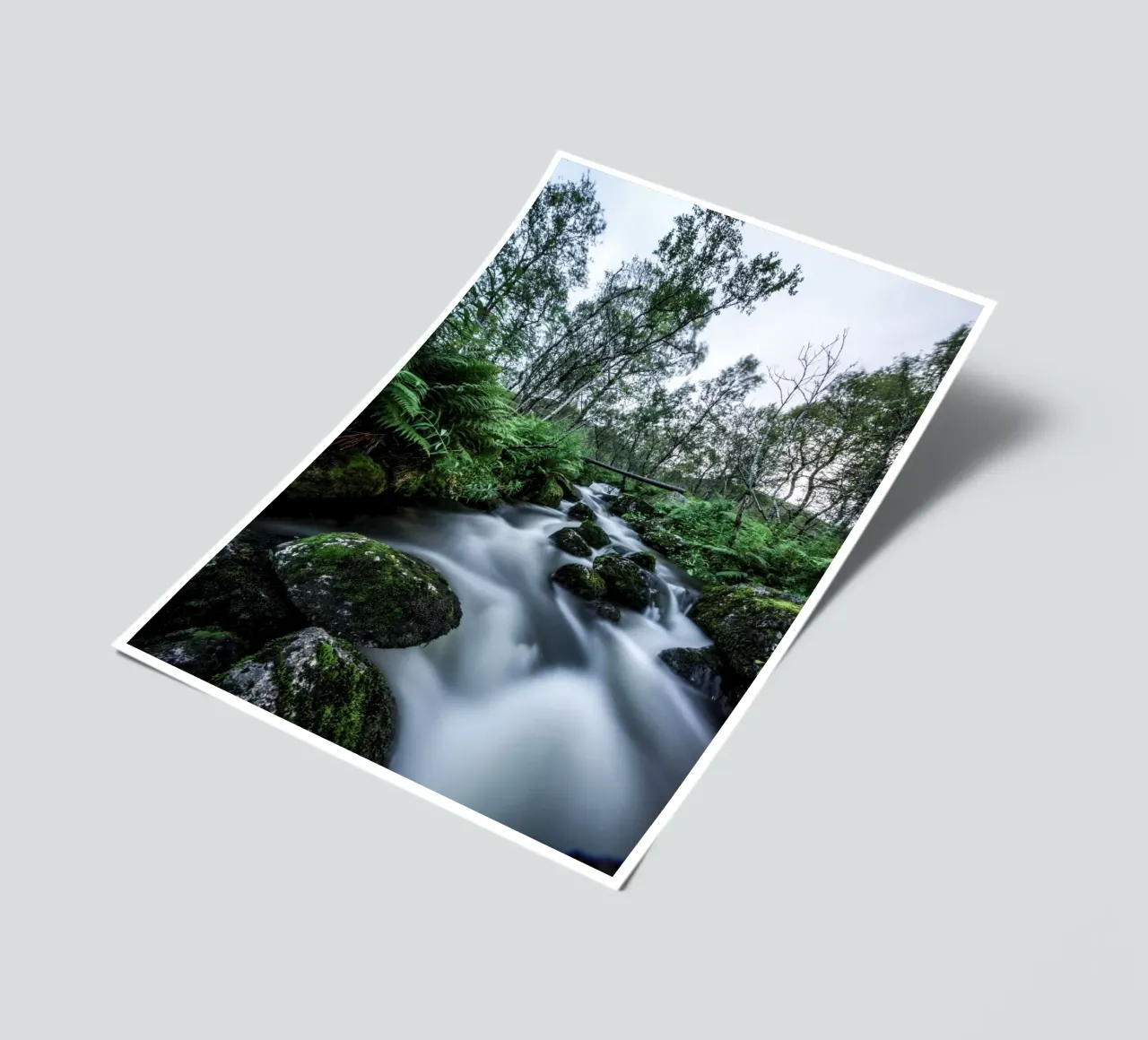 Raging Stream on the Lofoten Islands Stickerbogen von Fjöllart