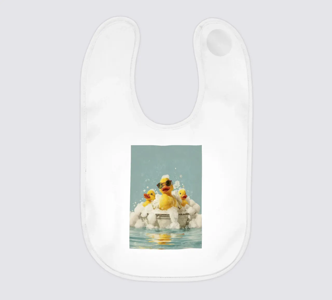 Duck Squad Soak - Retro Bubble Bath Vibes Babylätzchen von HARU HARU