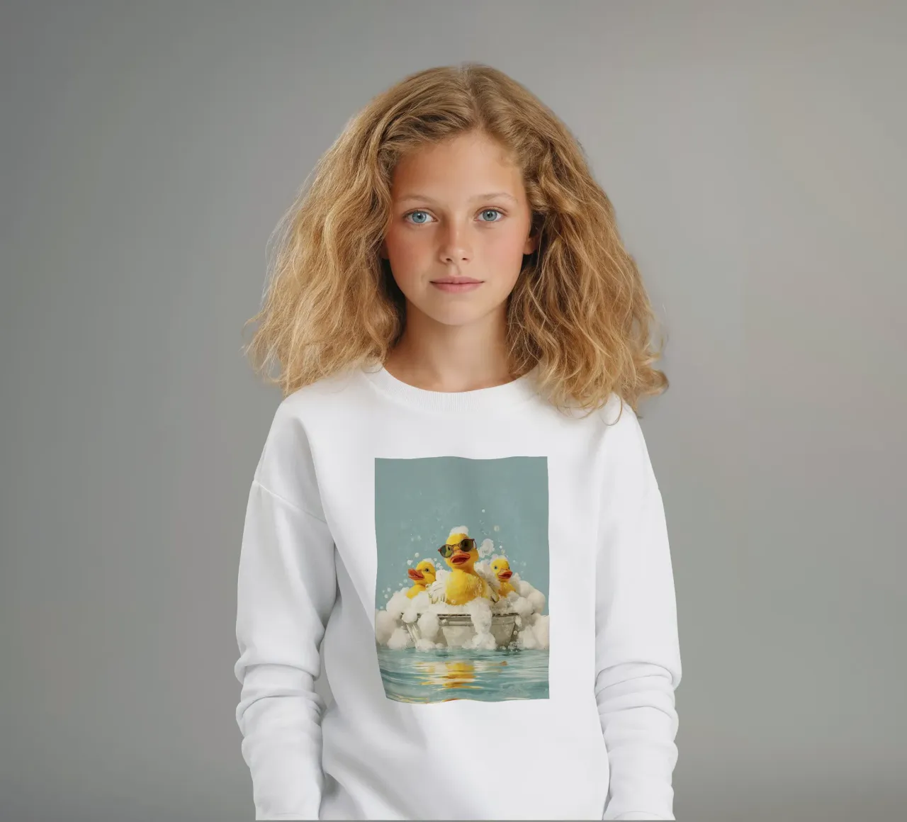 Duck Squad Soak - Vibrazioni retrò per il bagnoschiuma felpa bambino da HARU HARU
