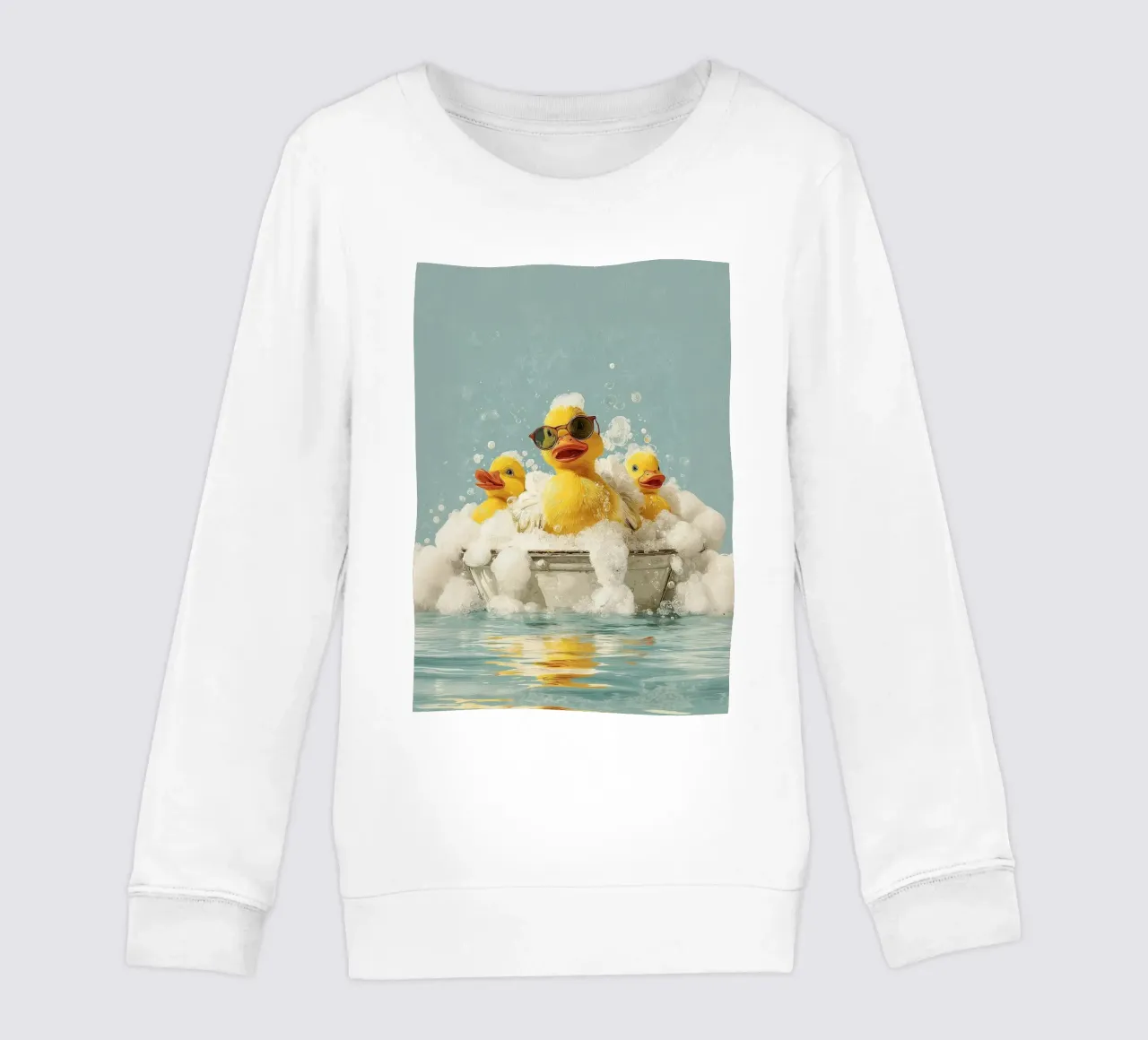 Duck Squad Soak - Vibrazioni retrò per il bagnoschiuma felpa bambino da HARU HARU