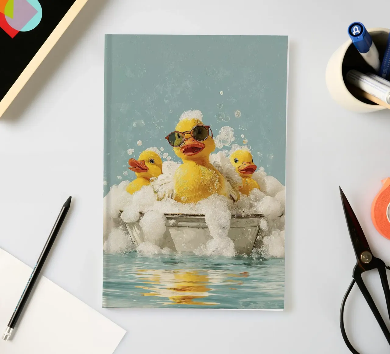 Duck Squad Soak - Vibrazioni retrò per il bagnoschiuma diario da HARU HARU