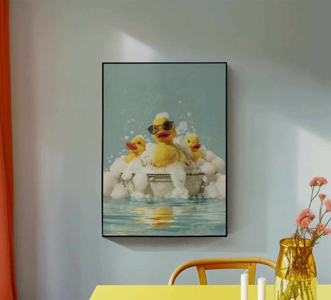 Duck Squad Soak - Vibrazioni retrò per il bagnoschiuma plexiglass da HARU HARU