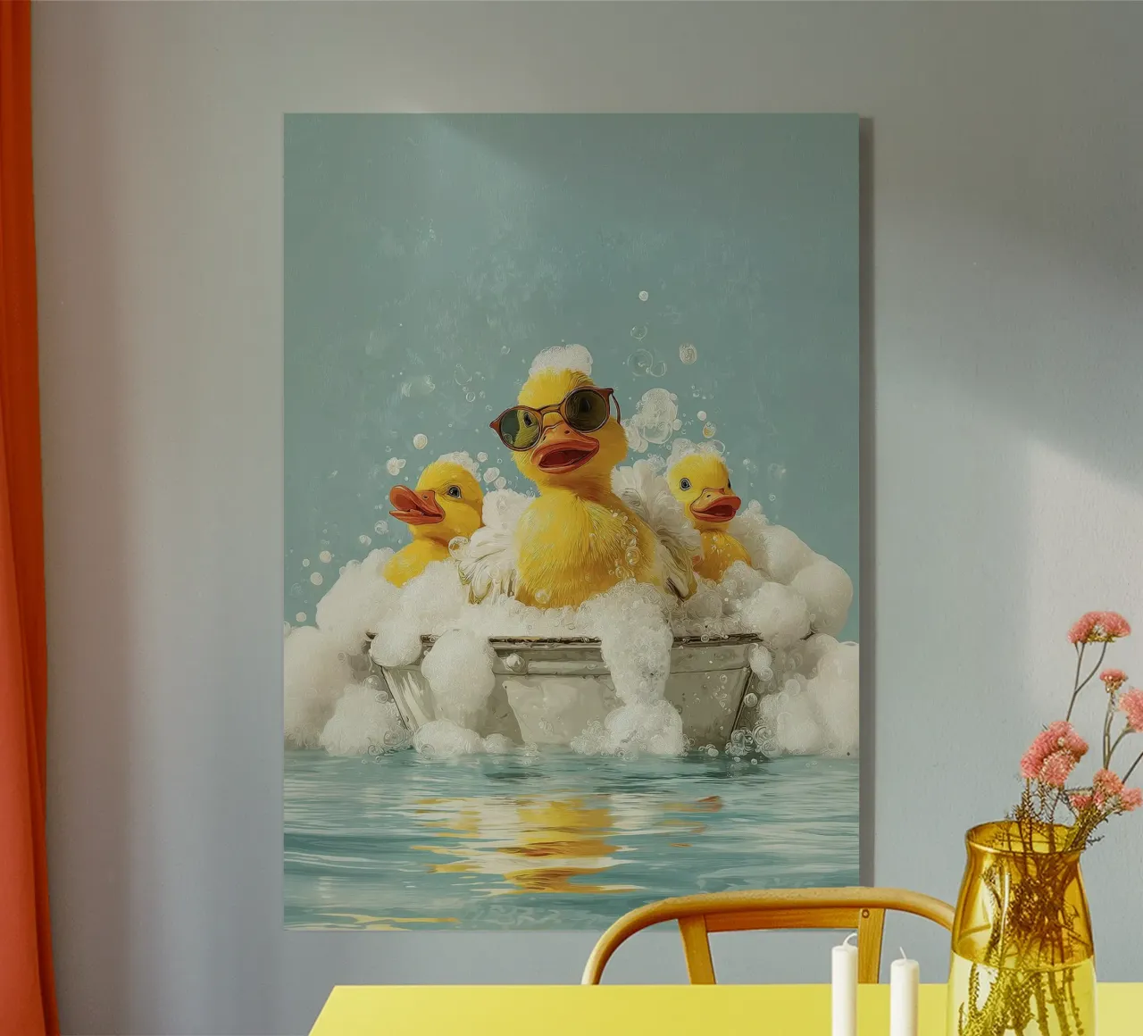 Duck Squad Soak - Vibrazioni retrò per il bagnoschiuma plexiglass da HARU HARU