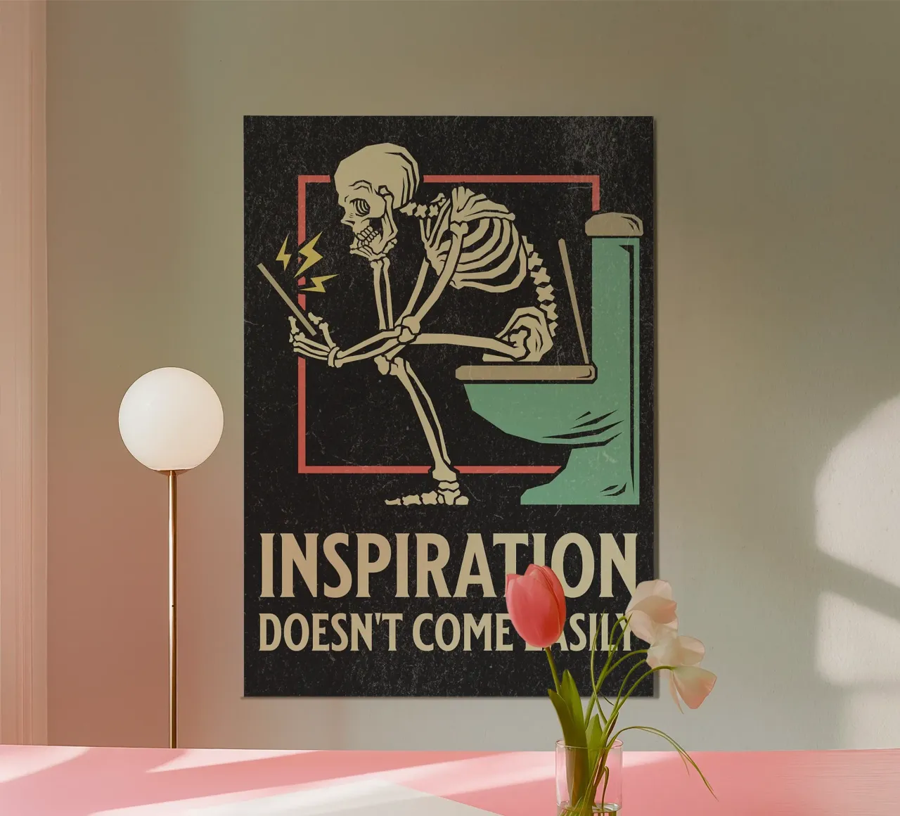 Funny Skeleton Sitting On The Toilet Inspiration Doesn't Com hahnemühle de HARU HARU