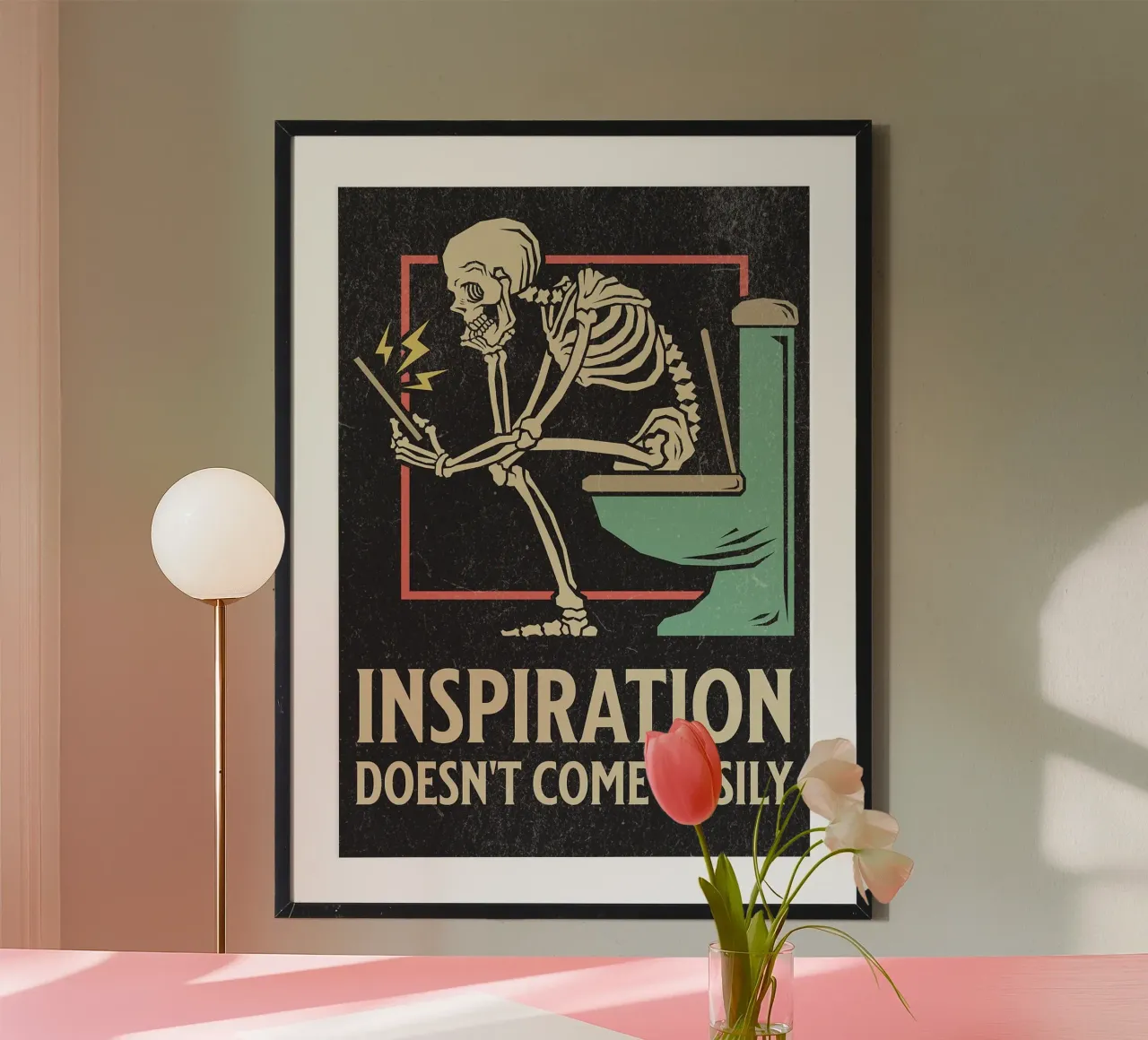 Funny Skeleton Sitting On The Toilet Inspiration Doesn't Com hahnemühle de HARU HARU