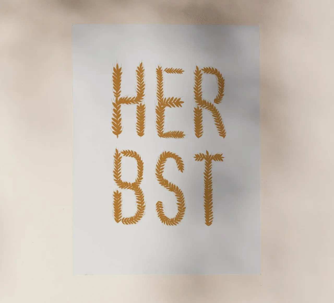 Herbst Getreideschrift pellicola backlit da Sophie Augustin Illustration