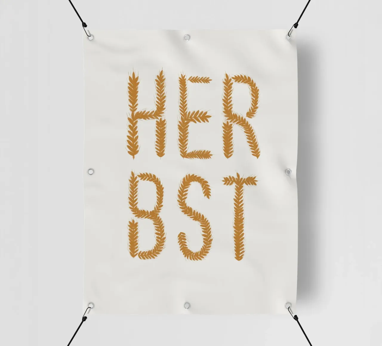 Herbst Getreideschrift telo in pvc da Sophie Augustin Illustration