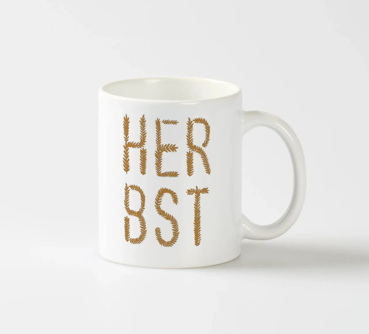 Herbst Getreideschrift tazza in ceramica da Sophie Augustin Illustration