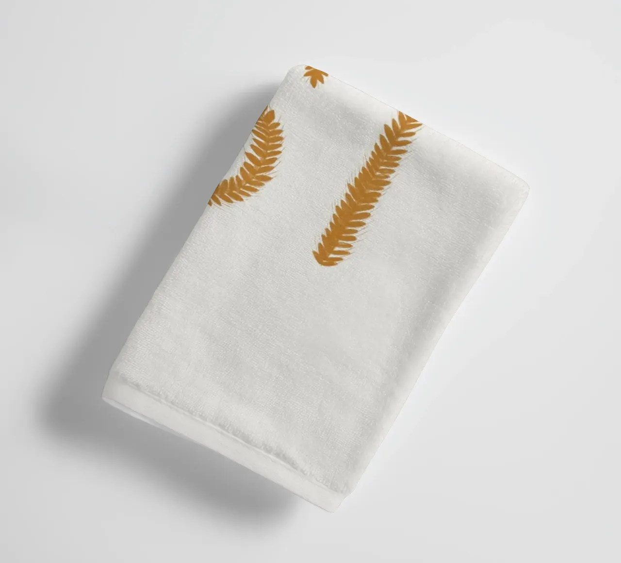 Herbst Getreideschrift asciugamano da bagno da Sophie Augustin Illustration