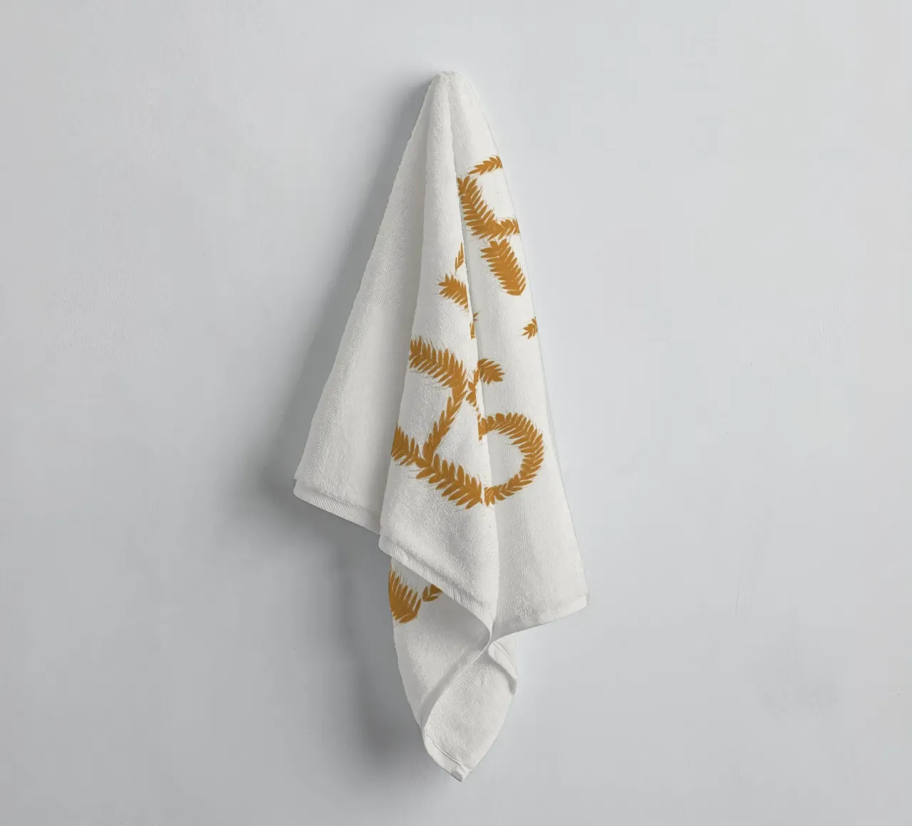 Herbst Getreideschrift asciugamano da bagno da Sophie Augustin Illustration