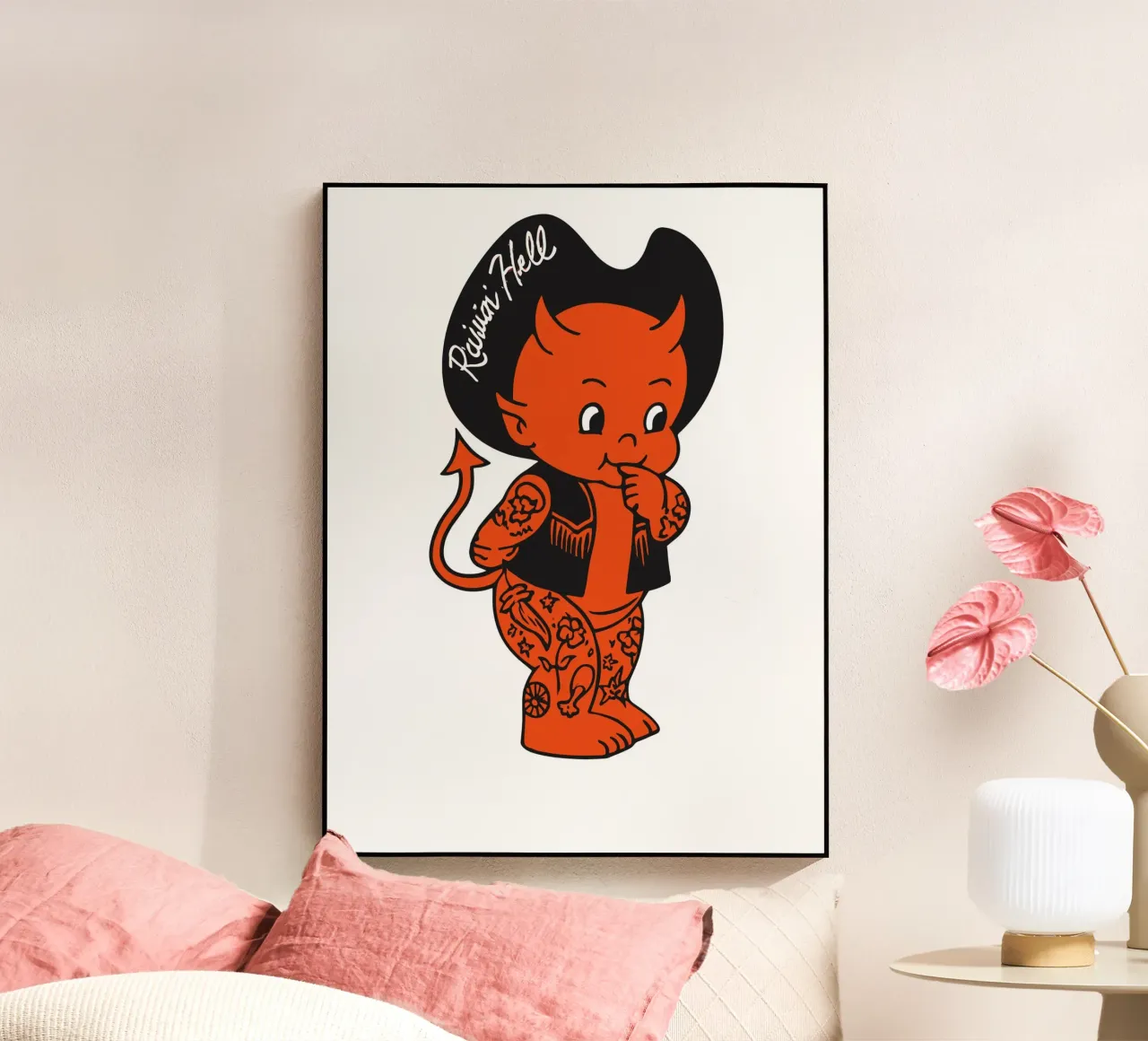 Ramblin' Hell Kid plexiglass da vintageshop