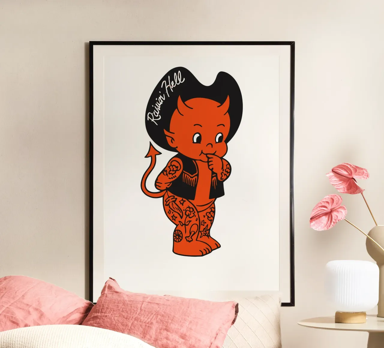 Ramblin' Hell Kid poster da vintageshop