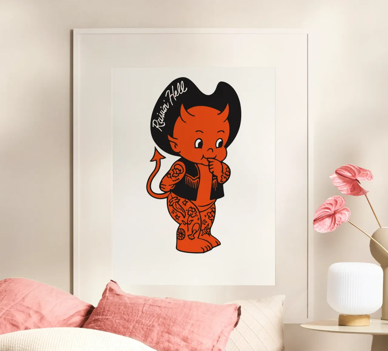 Ramblin' Hell Kid poster da vintageshop