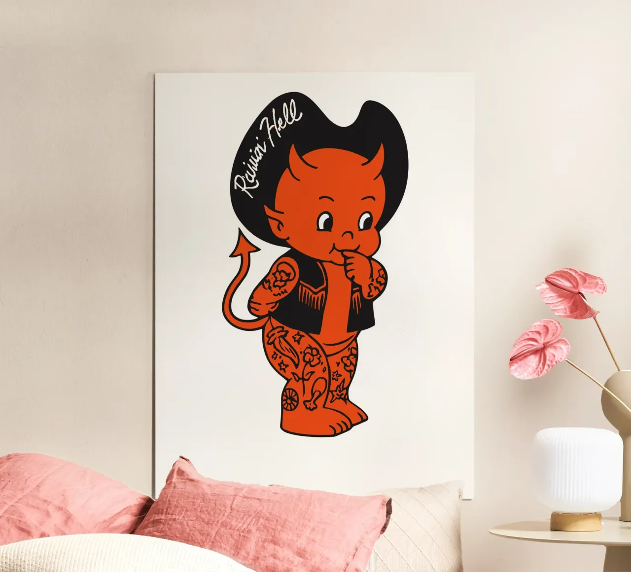 Ramblin' Hell Kid poster da vintageshop