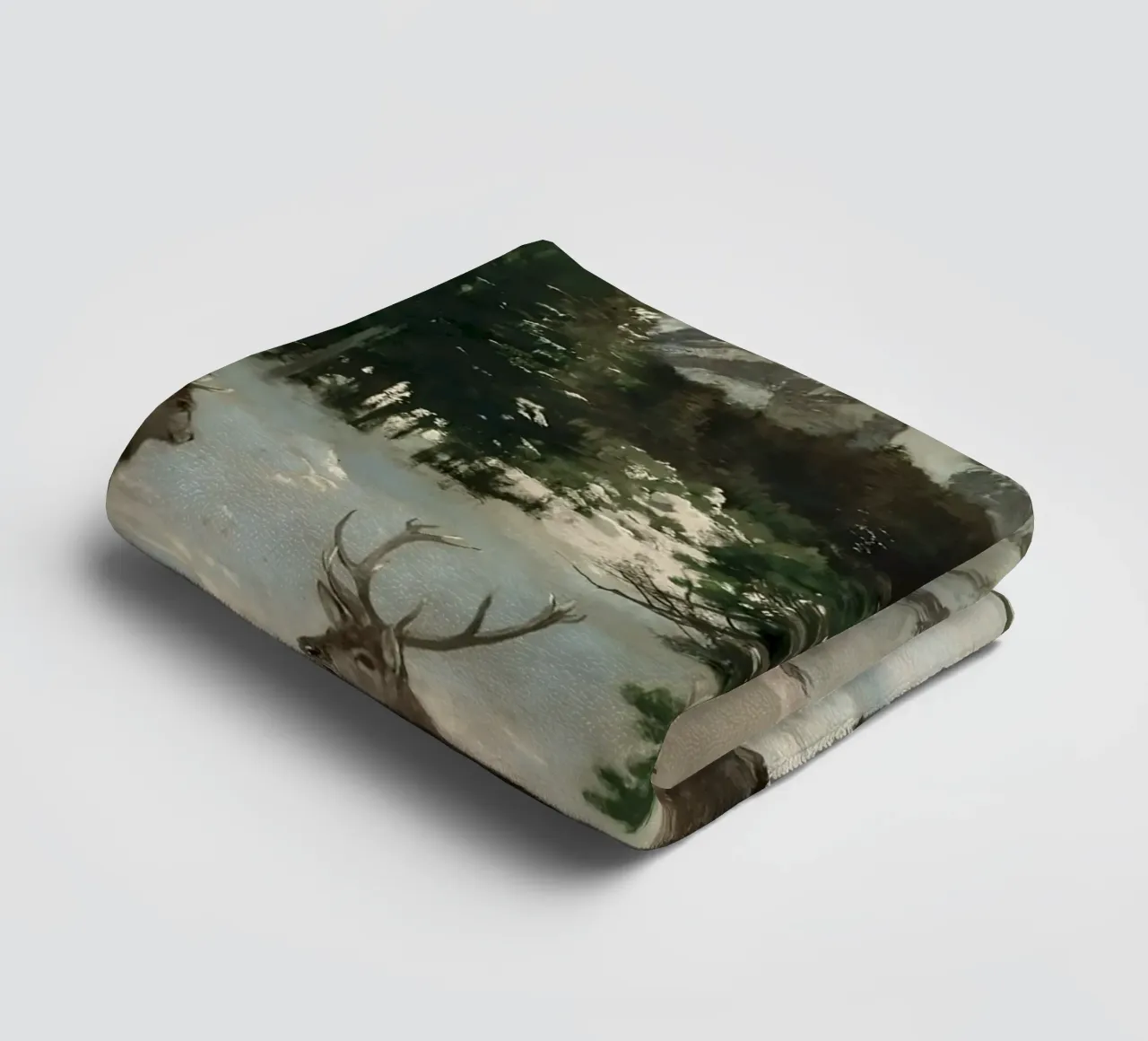 Cervi nella foresta invernale asciugamano da bagno da Cozy Vibes