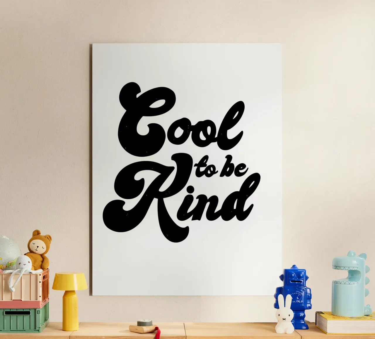 Cool to be Kind alluminio dibond da vintageshop