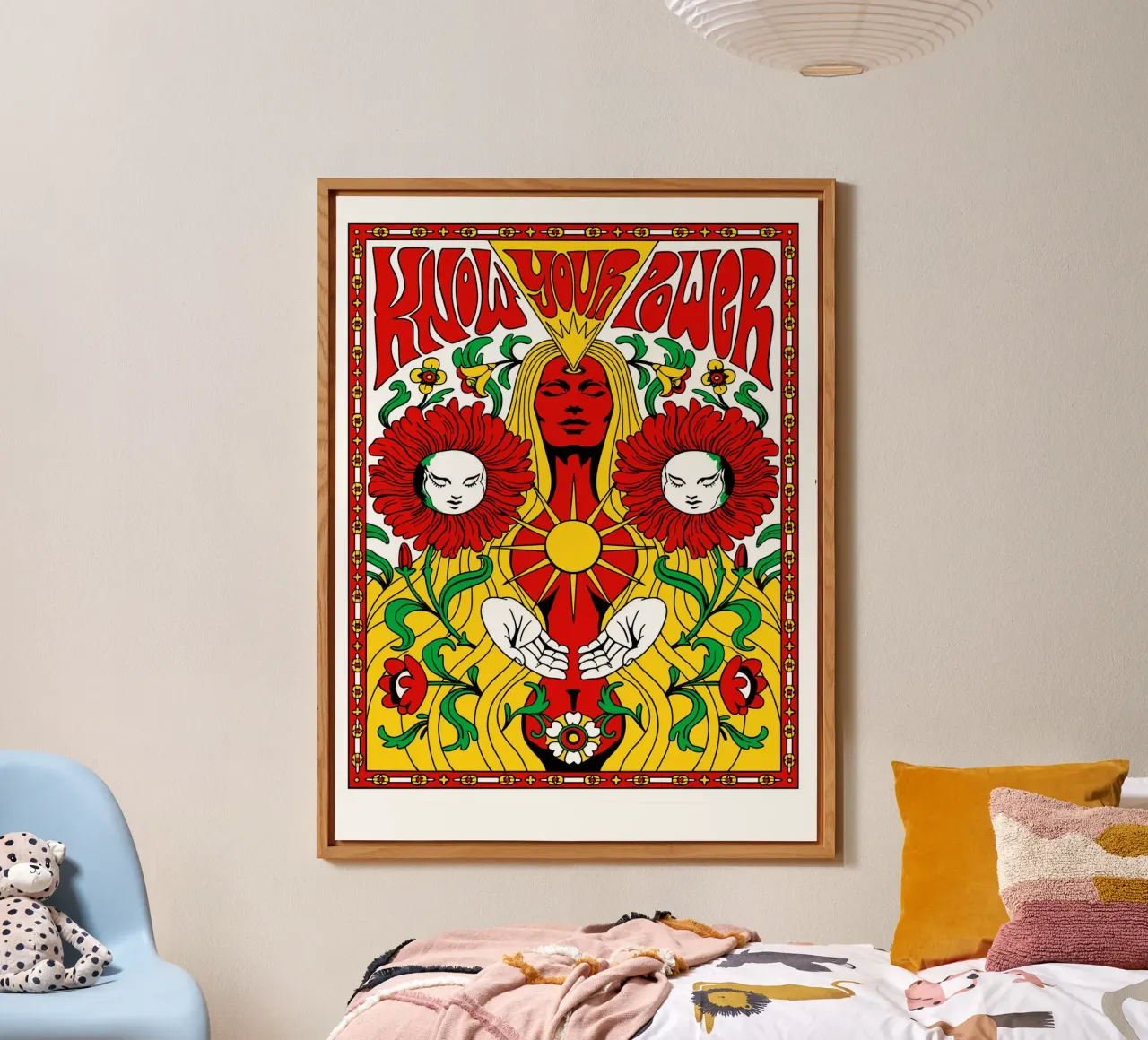 Cosmic Power Flower alluminio dibond da vintageshop