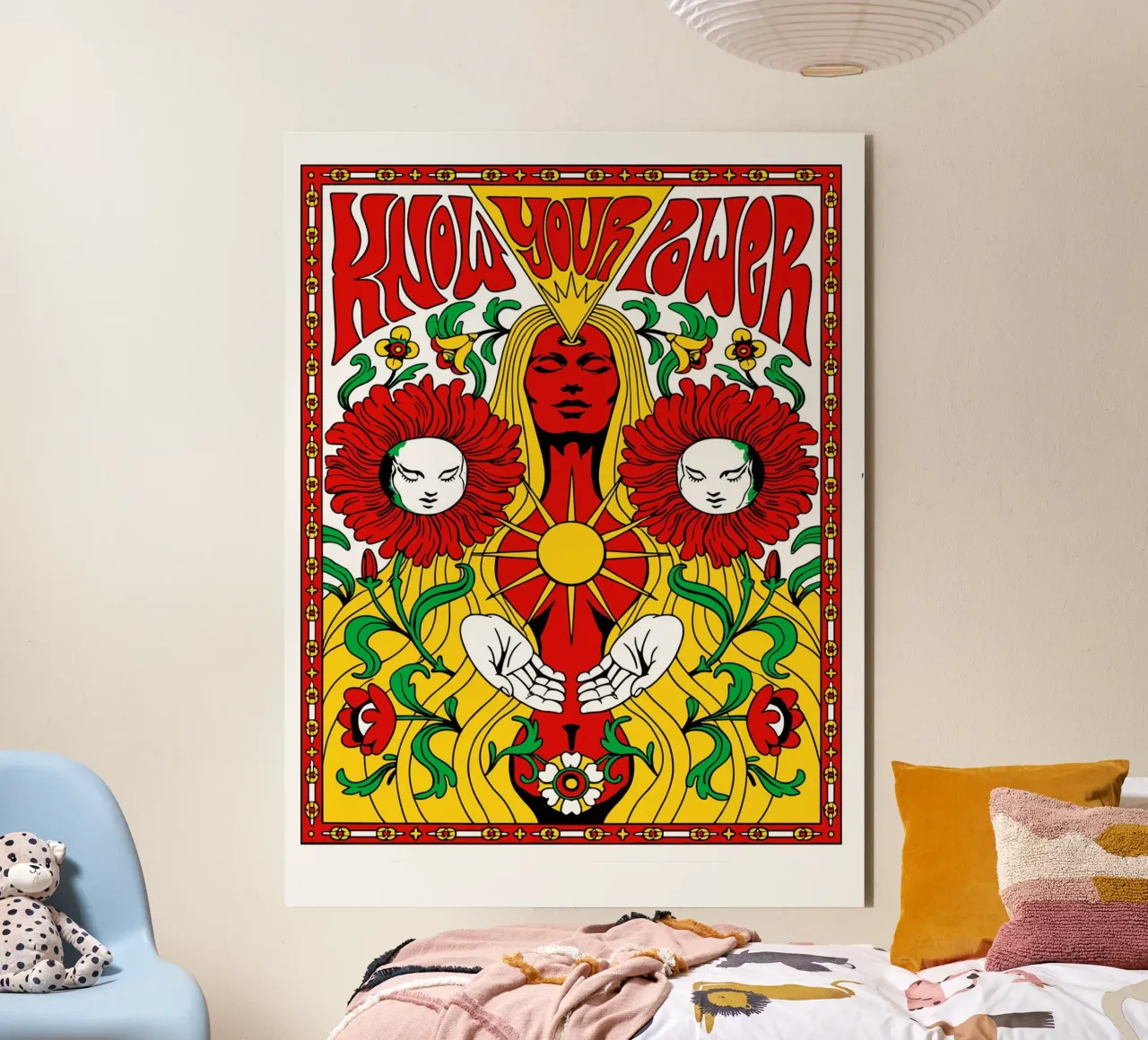 Cosmic Power Flower alluminio dibond da vintageshop