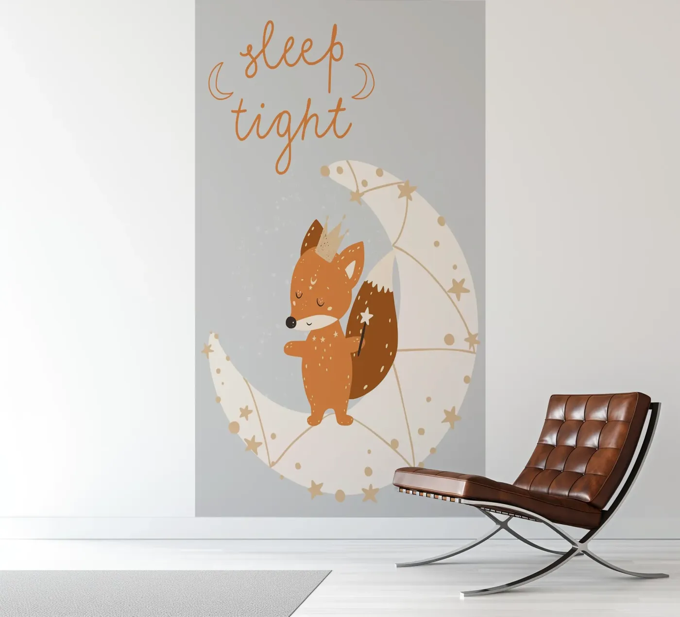 Cute fox fotobehang van ORION