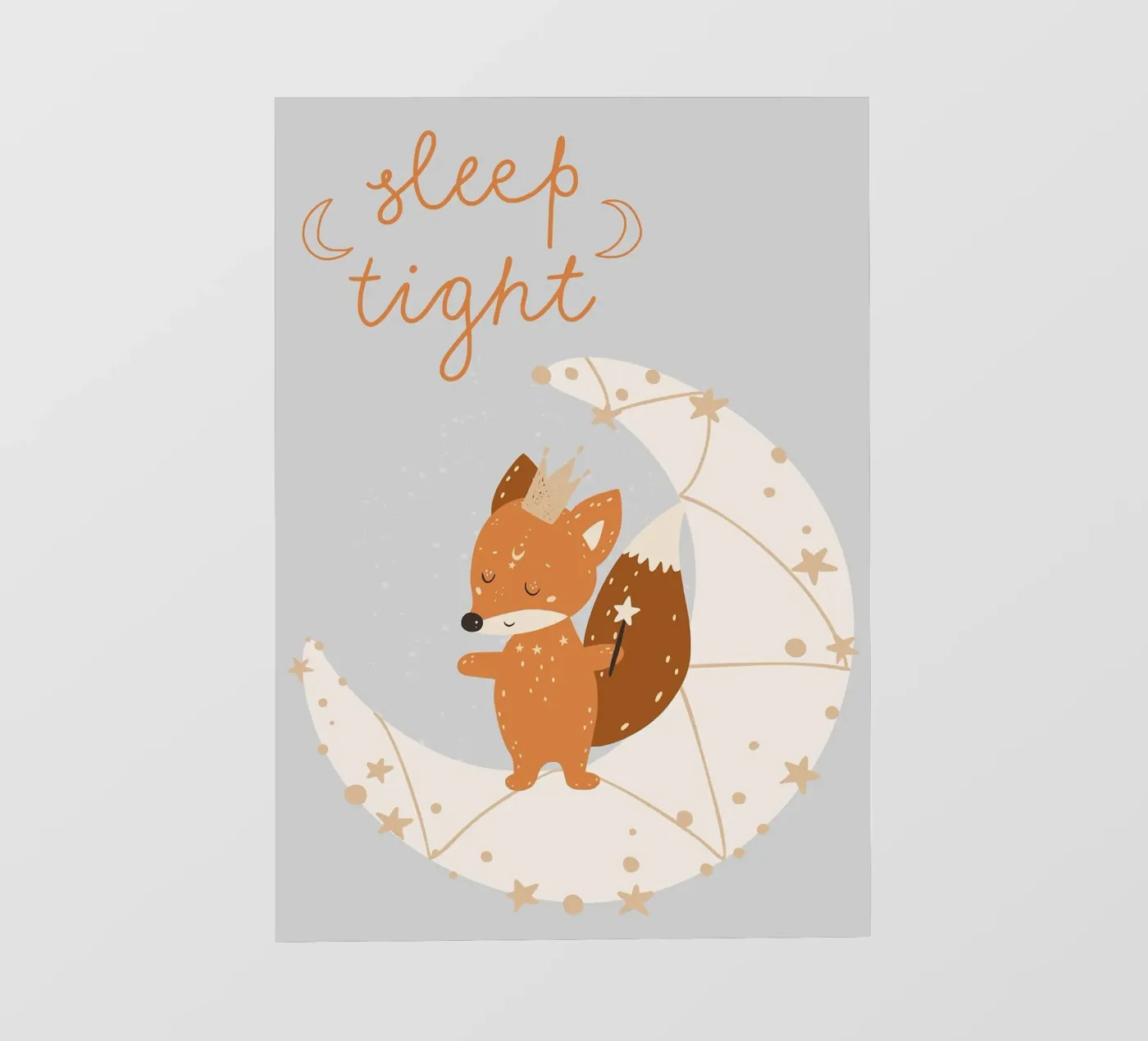Cute fox fotobehang van ORION