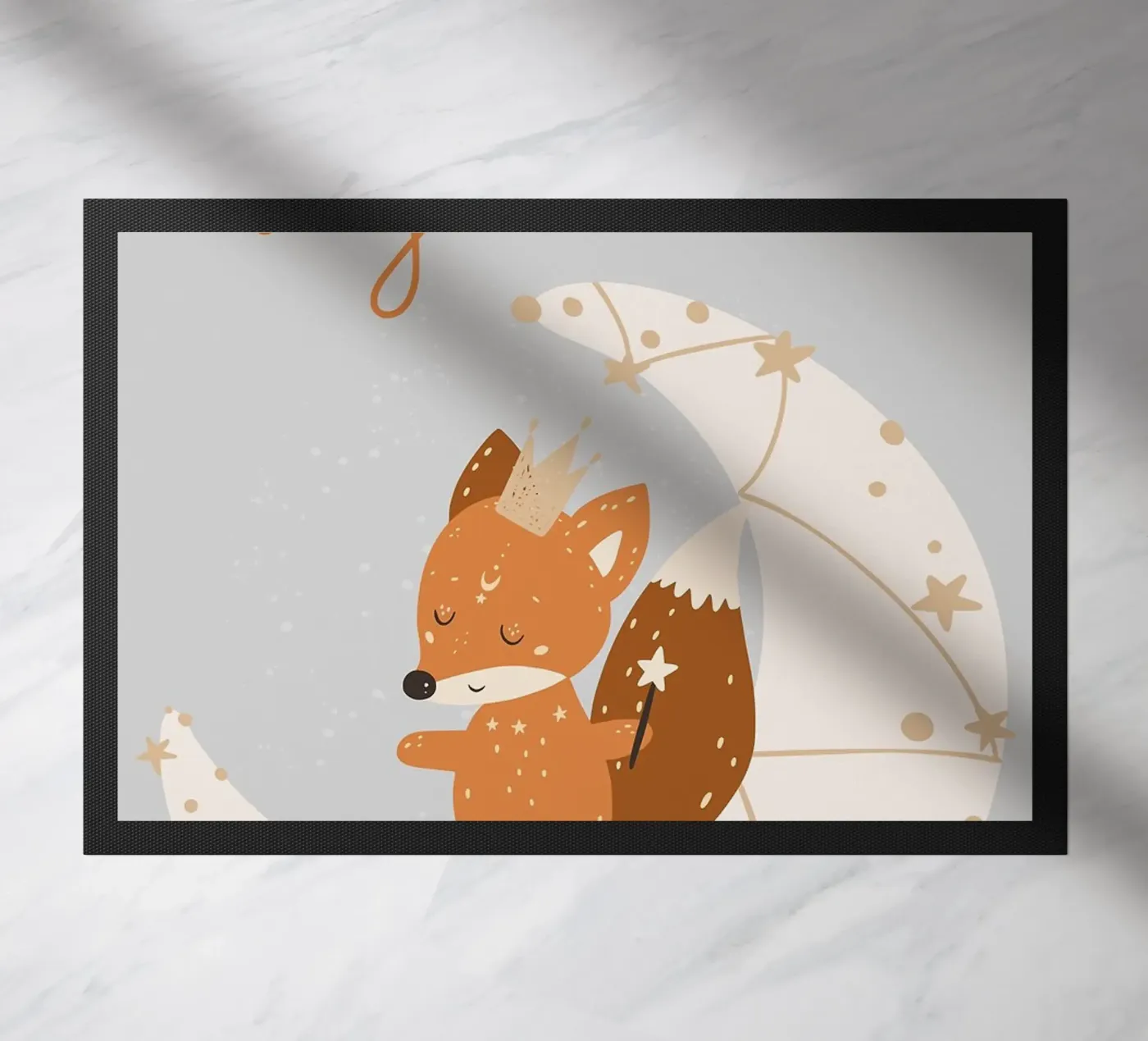 Cute fox doormat by ORION