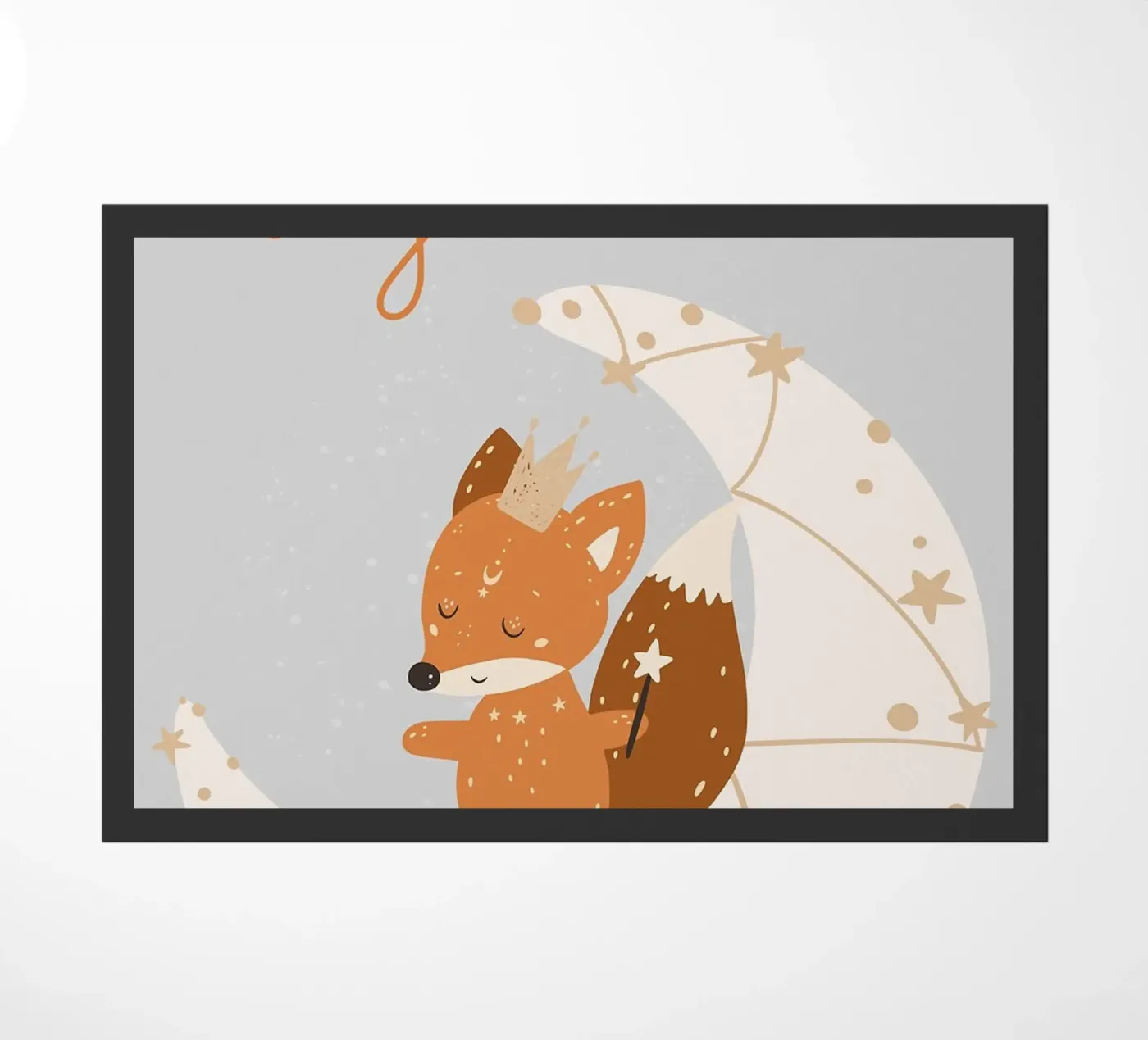 Cute fox doormat by ORION