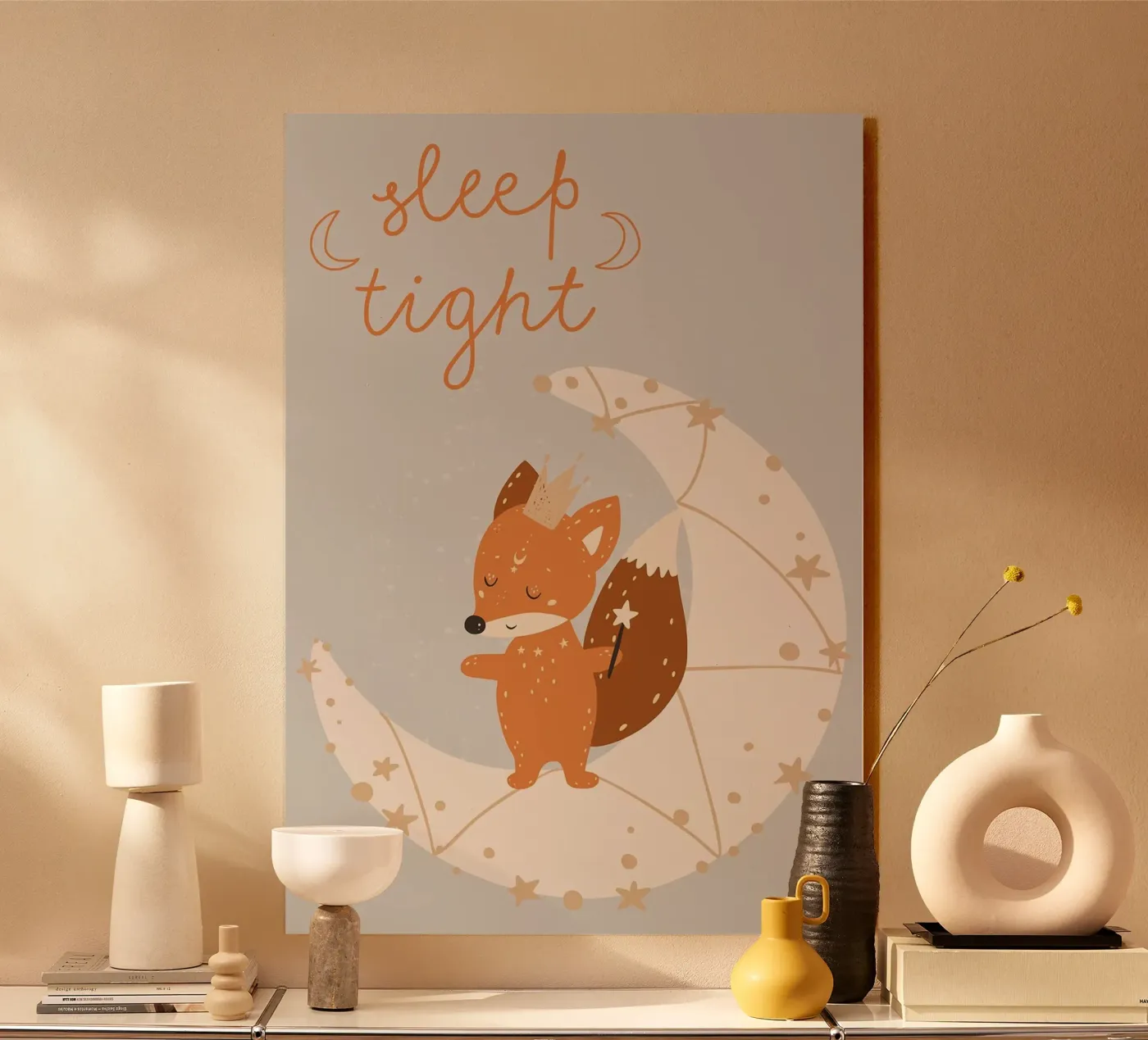 Cute fox acrylic glass by ORION