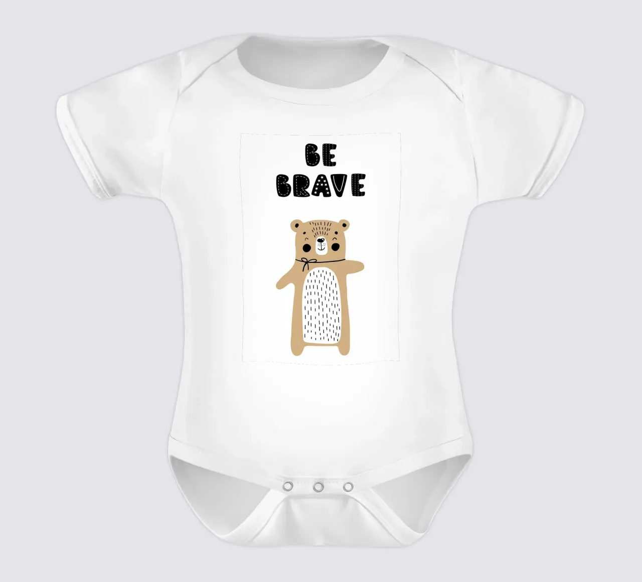Orso coraggioso body neonato maniche corte da ORION