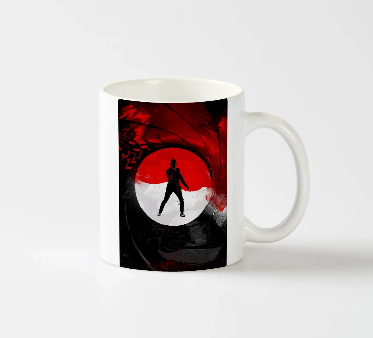 The Secret Agent tazza in ceramica da nabakumov