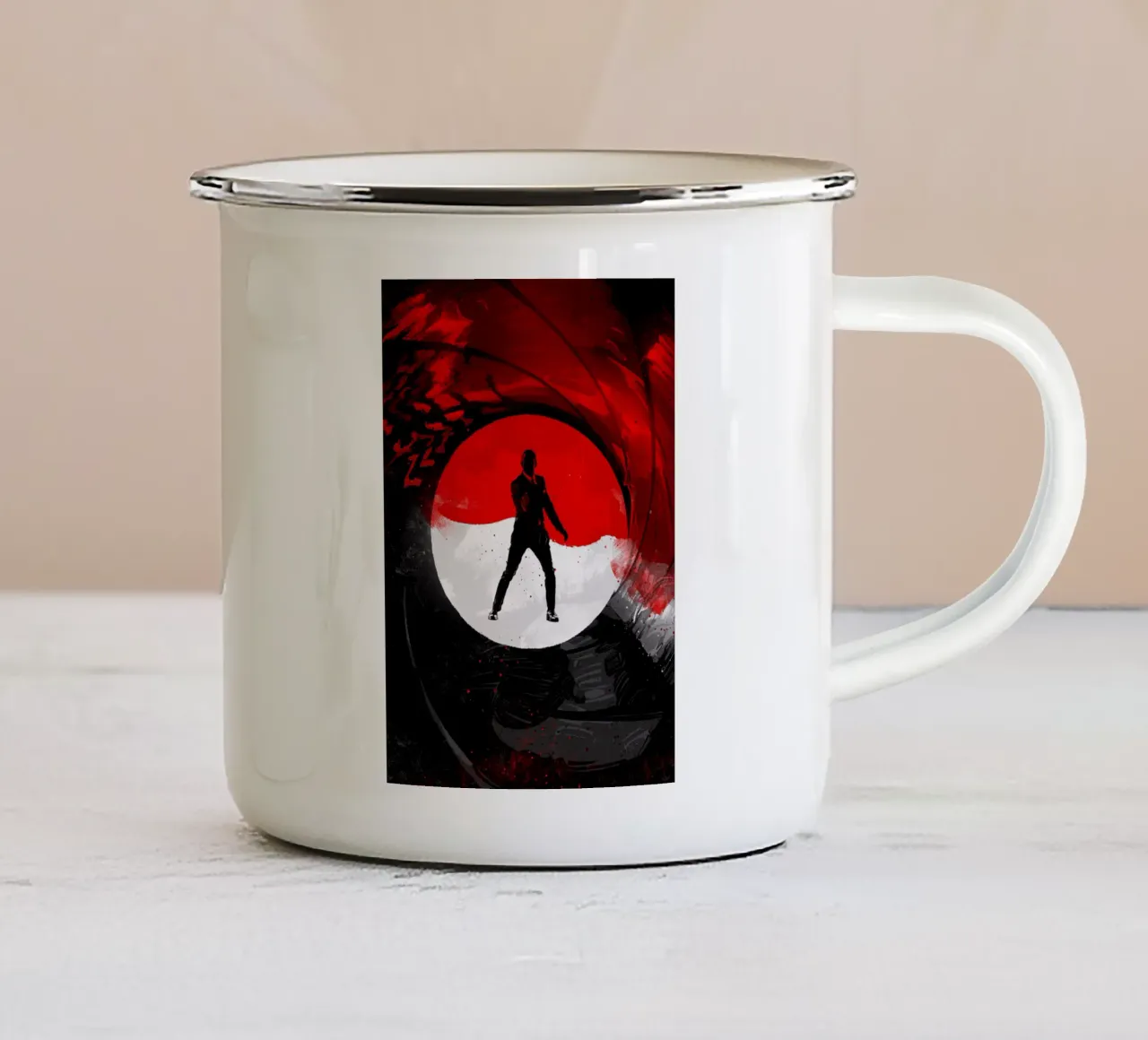The Secret Agent tazza in smalto da nabakumov