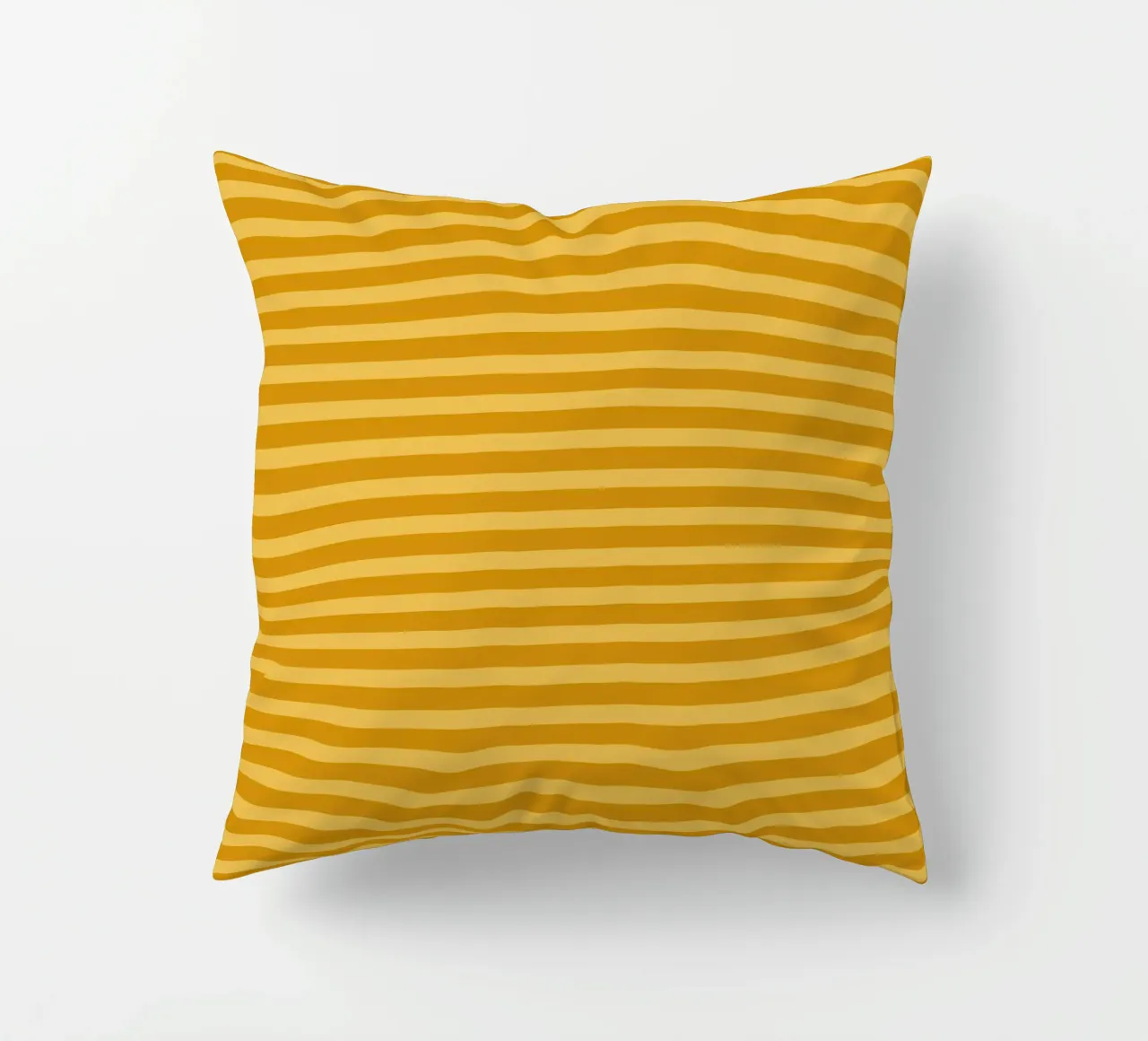 Yellow Horizontals cuscino da TijanaArtStudio88