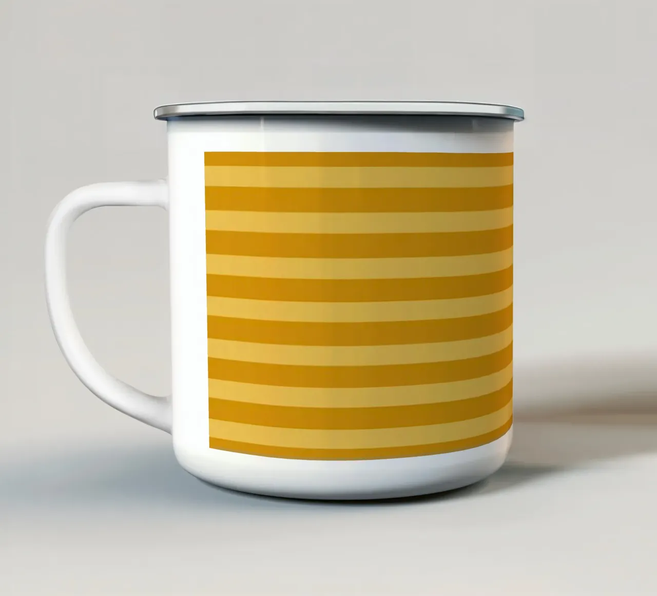 Yellow Horizontals tazza in smalto da TijanaArtStudio88