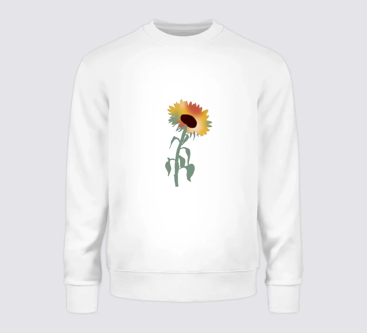 Sonnenblume mit Rautenmuster felpa da Sophie Augustin Illustration
