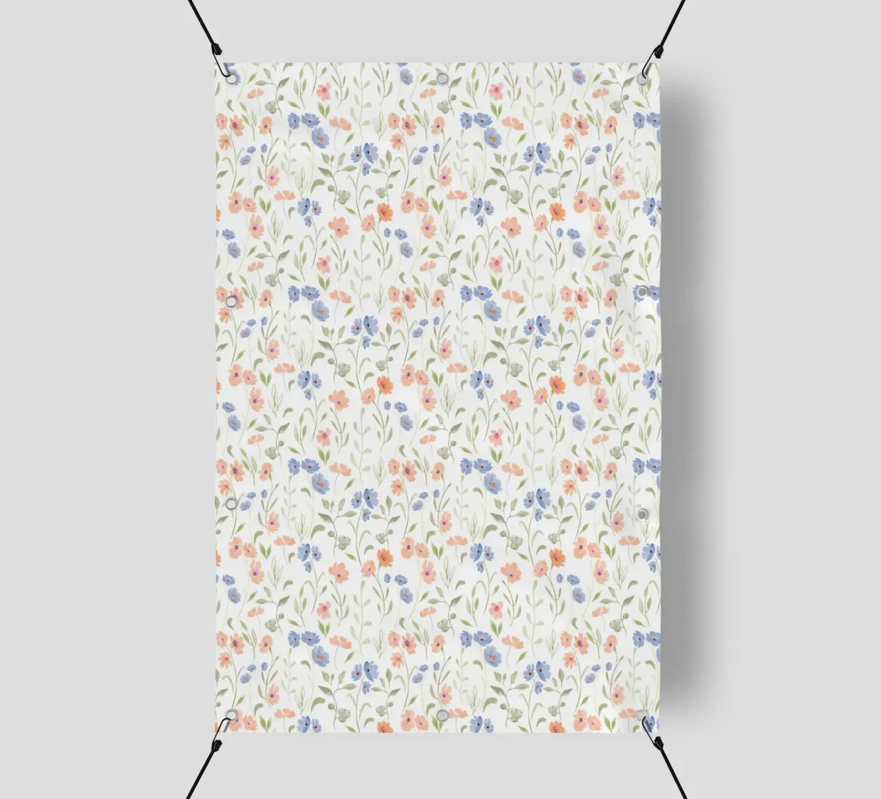 motivo di fiori e piante telo in pvc da The joy of home