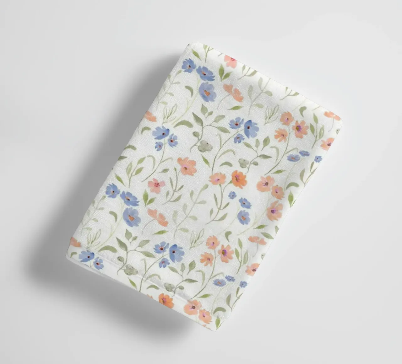 motivo di fiori e piante asciugamano da bagno da The joy of home