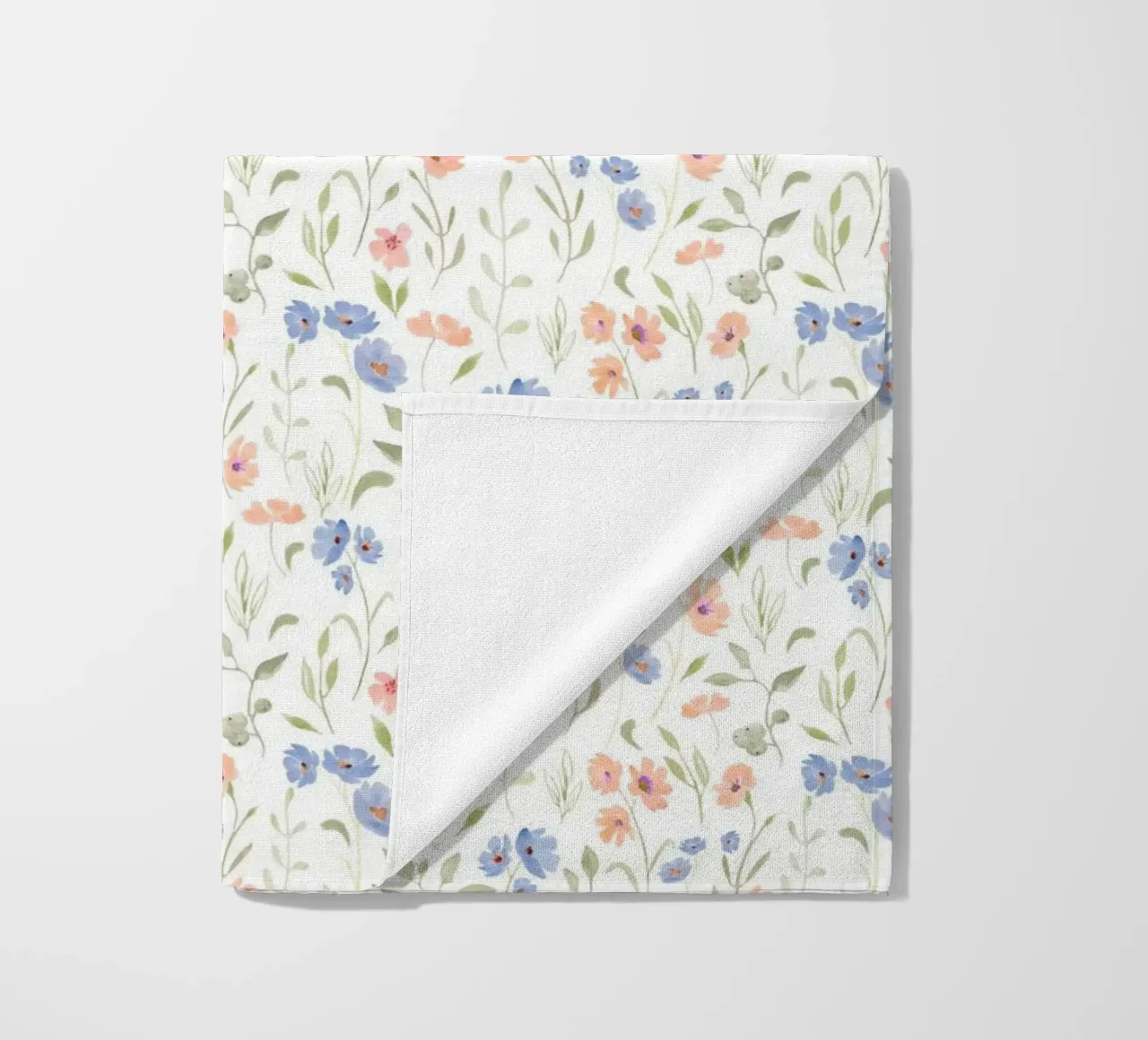 motivo di fiori e piante telo mare da The joy of home