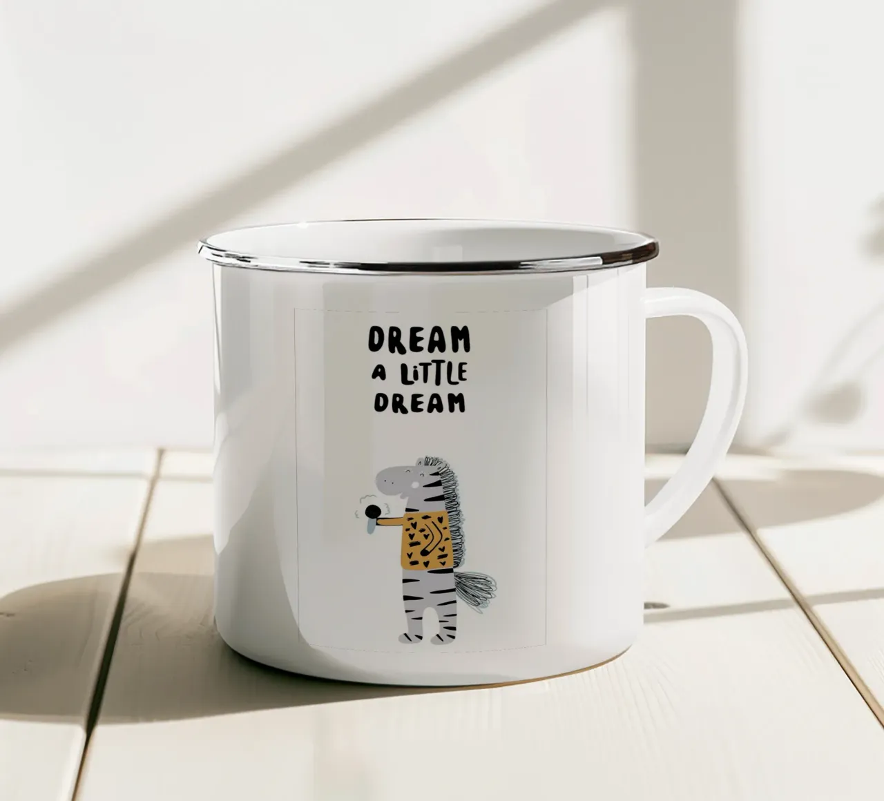 Rêver un peu mug en émail de ORION