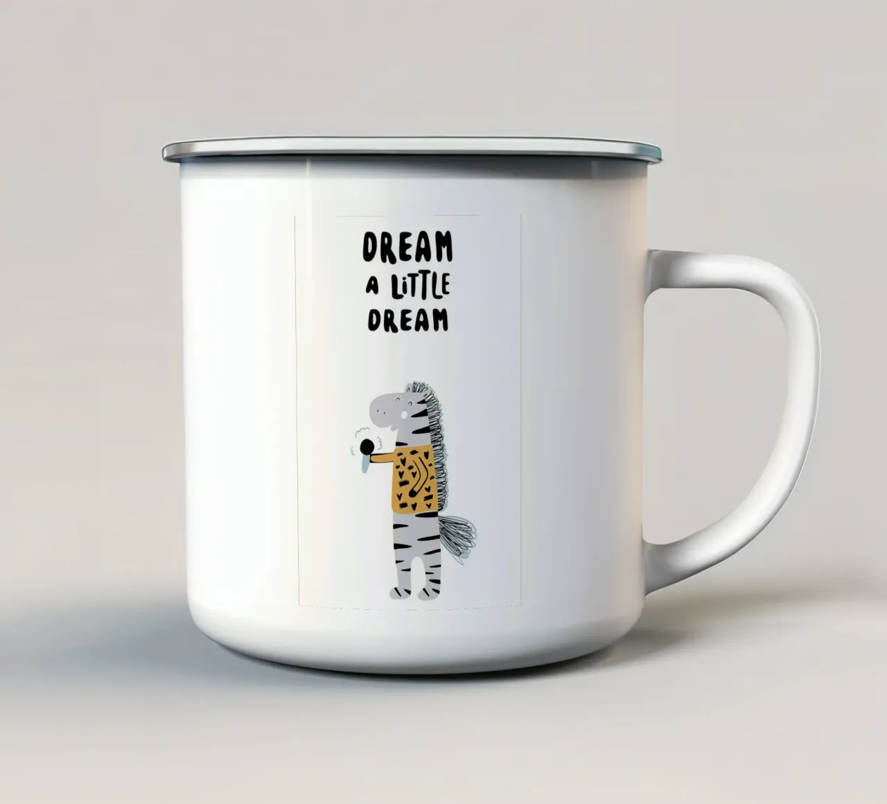 Rêver un peu mug en émail de ORION