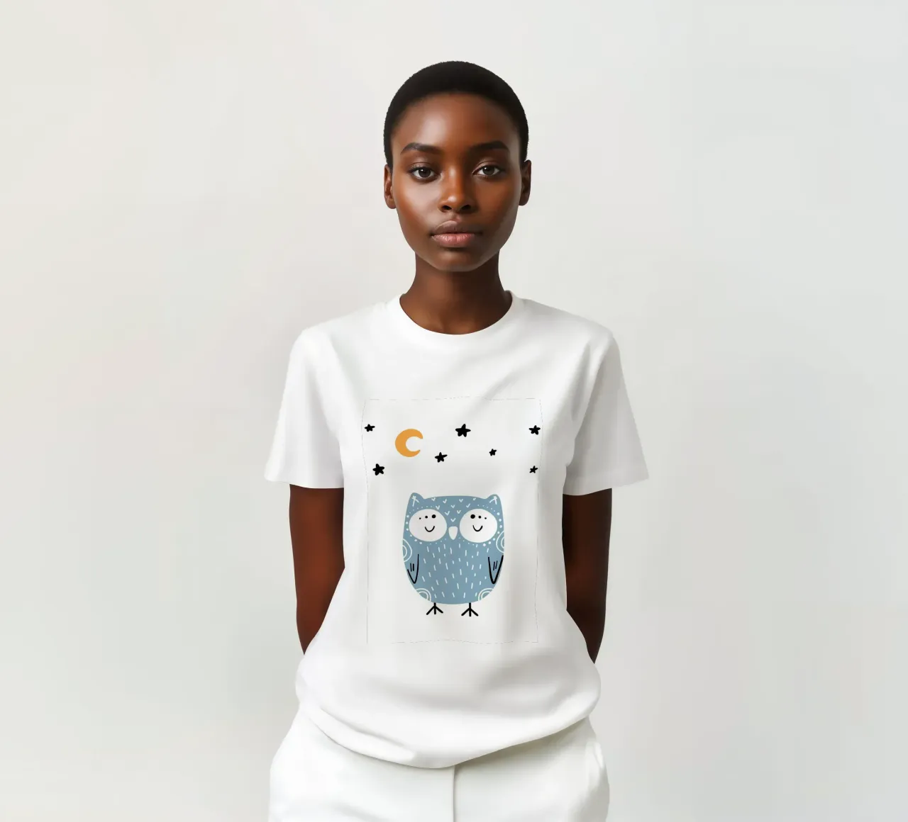 Gufo carino t-shirt da ORION